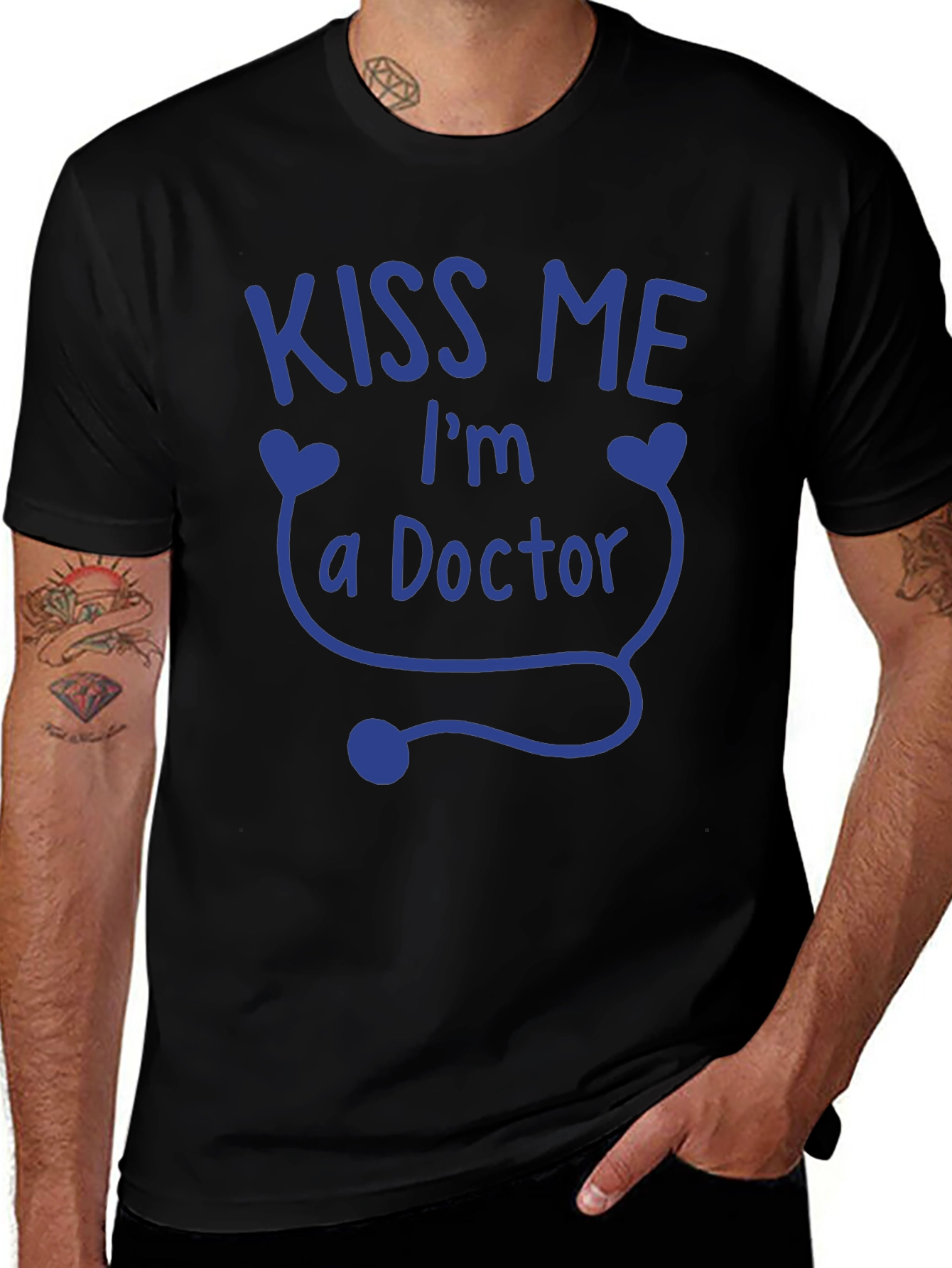 Variant 11 of Kiss Me I'm a Doctor Graphic Tee Shirt