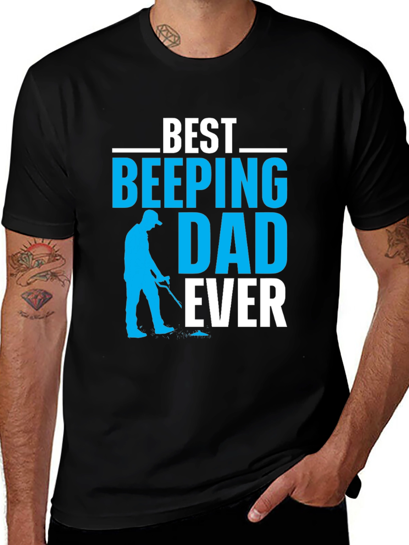 Variant 9 of Best Beeping Dad Ever T-Shirt