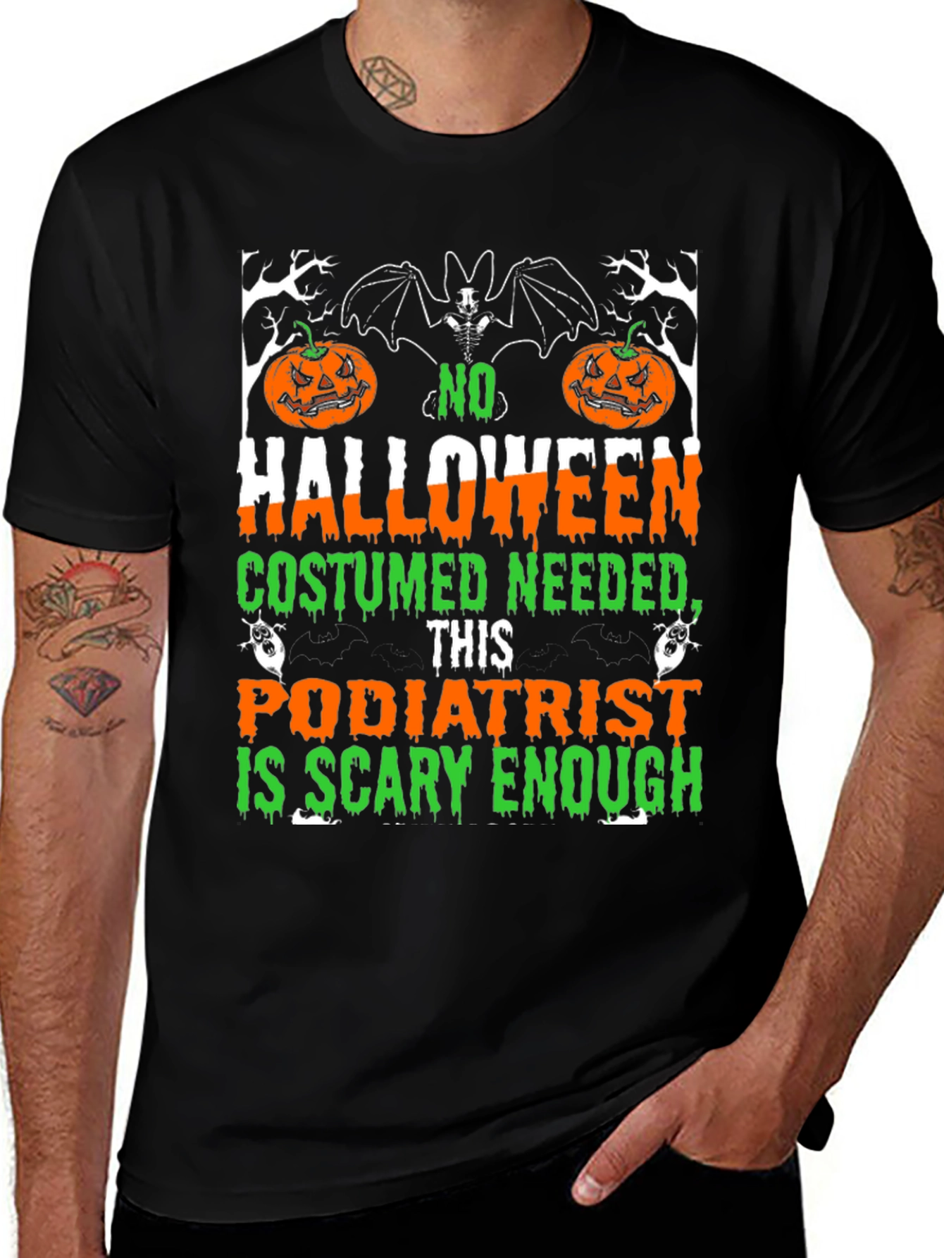 Scary Halloween Podiatrist T-Shirt