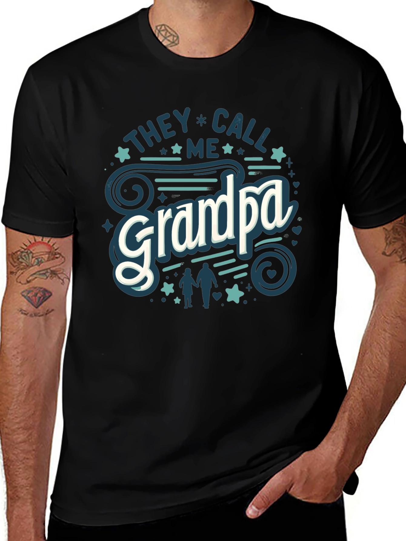 Variant 21 of They Call Me Grandpa T-Shirt - Family Tee