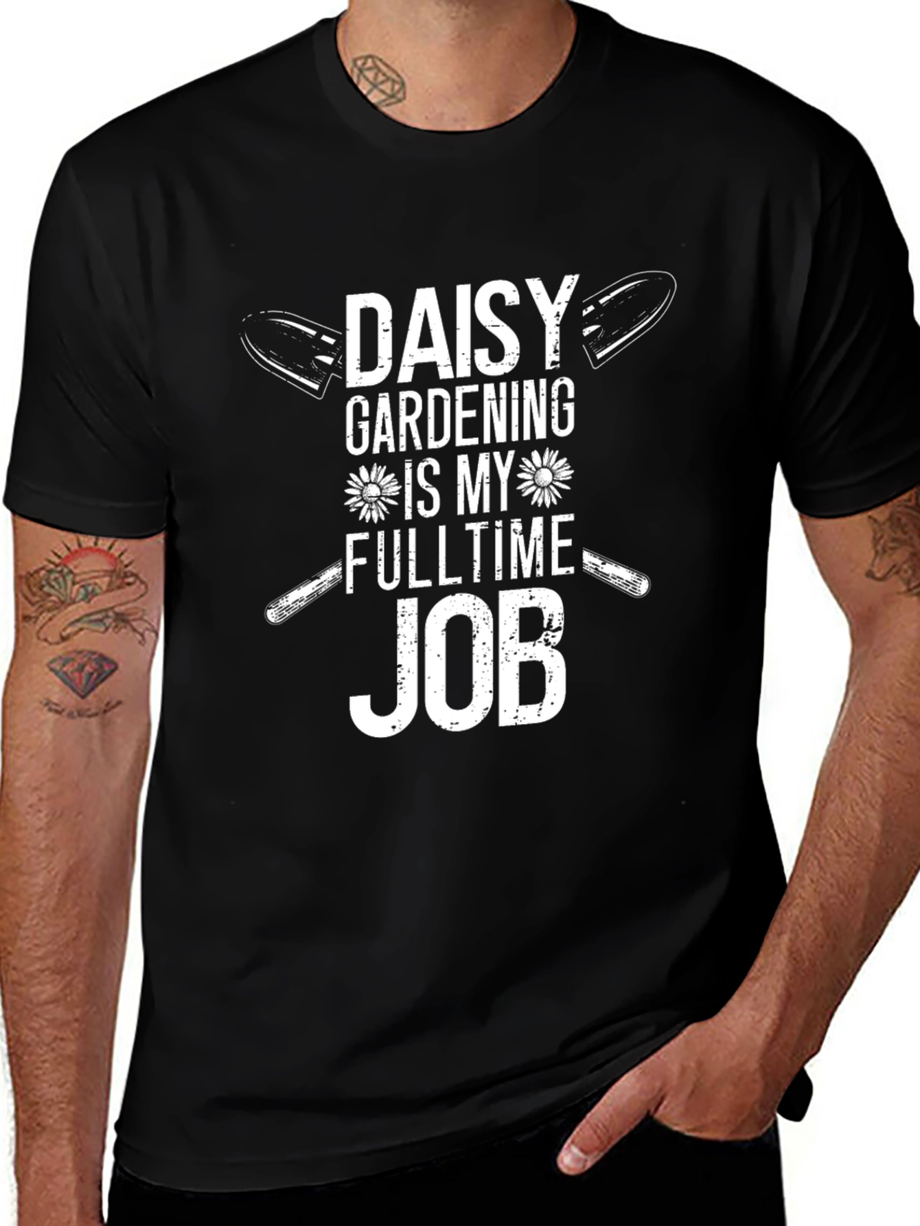 Variant 26 of Daisy Gardening Fulltime Job Graphic T-Shirt