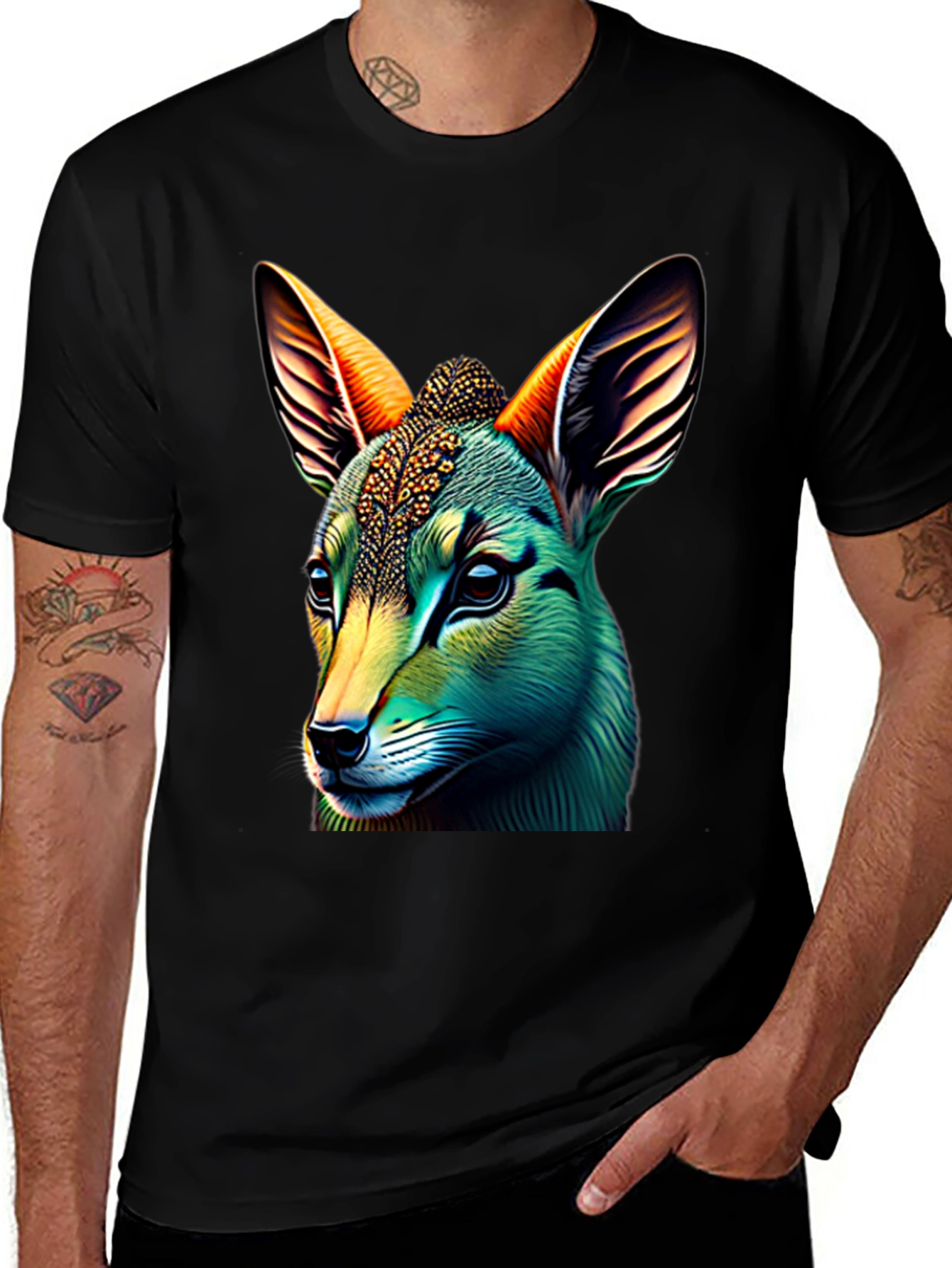 Variant 10 of Vibrant Animal Graphic Tee - Unique Design