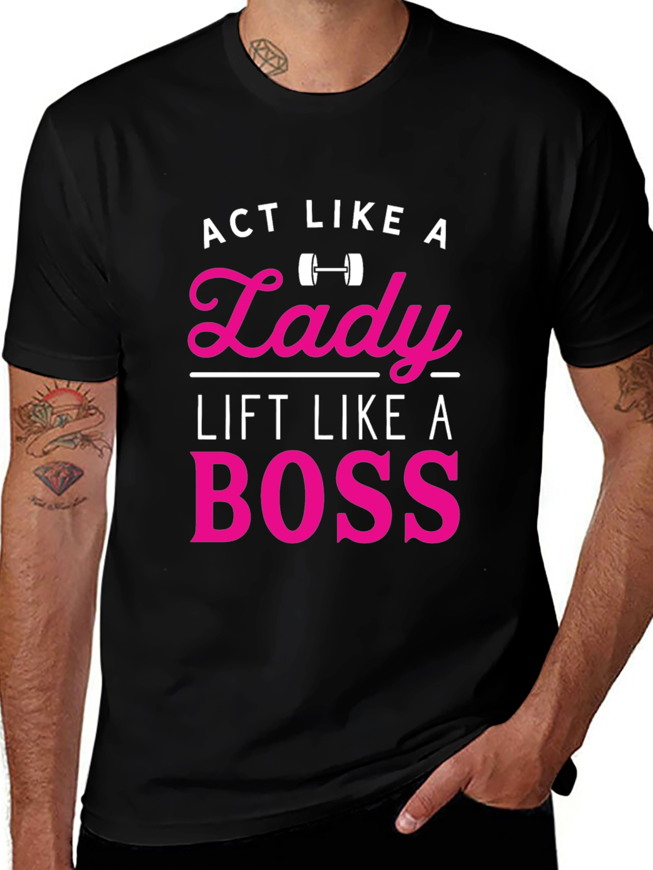 Act Like a Lady Lift Like a Boss Tee