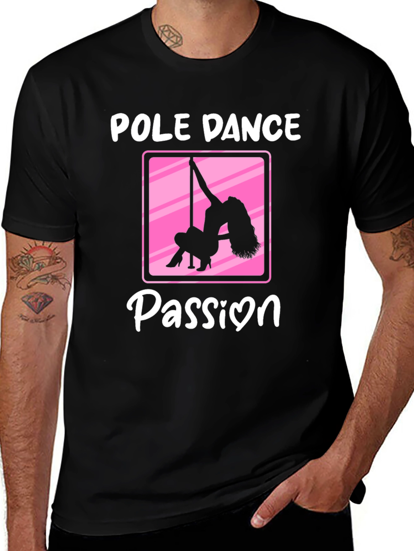 Variant 6 of Pole Dance Passion Black T-Shirt