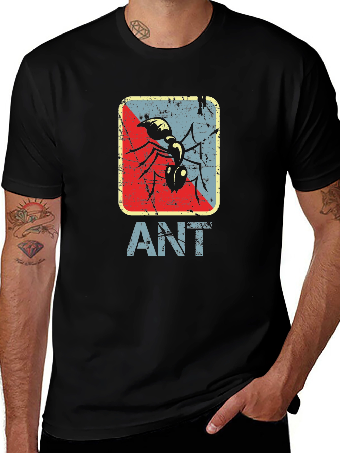 Retro Ant Graphic T-Shirt