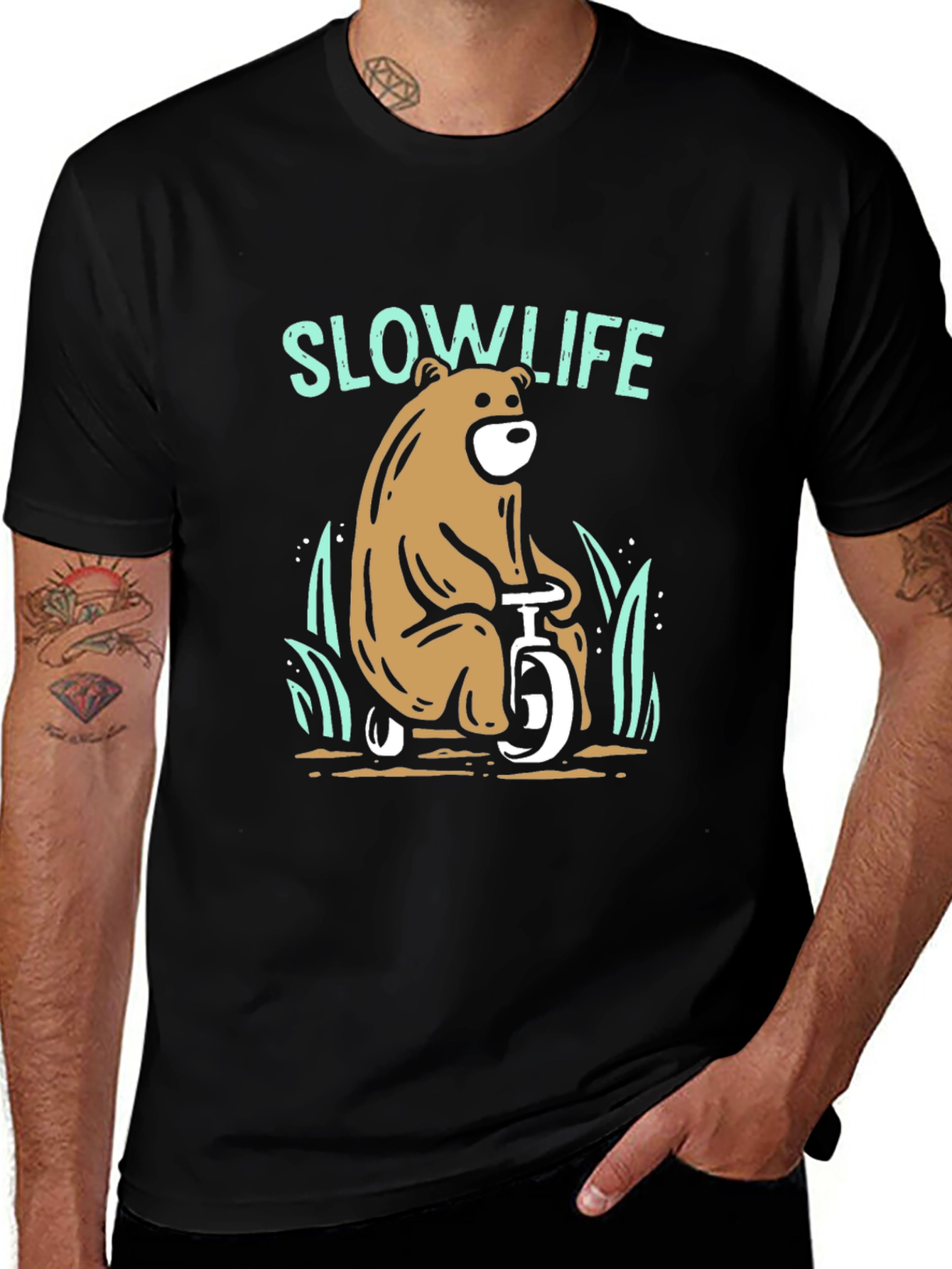 Variant 24 of Slowlife Bear T-Shirt