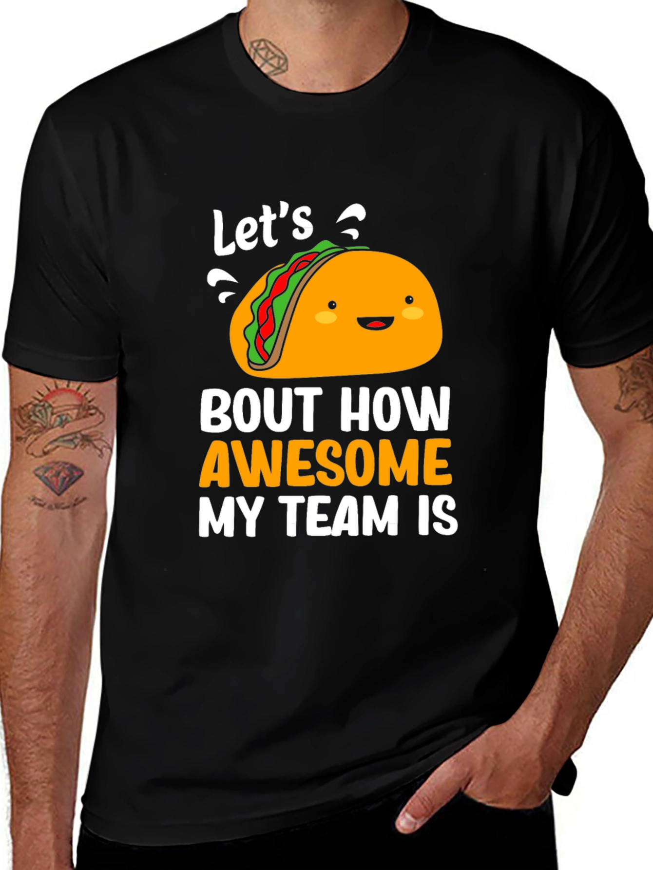 Variant 8 of Awesome Team Taco Graphic T-Shirt