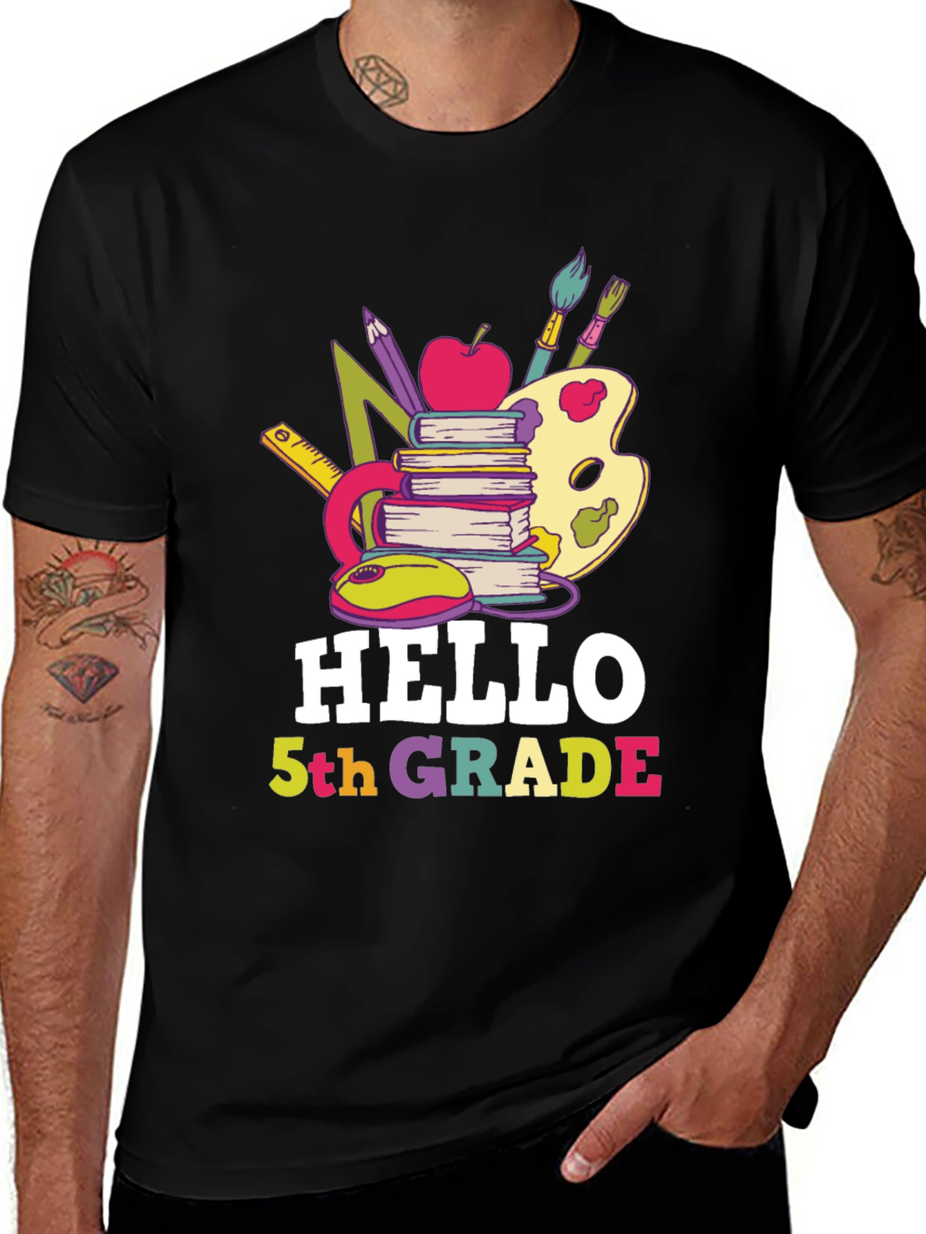 Variant 7 of Hello 5th Grade T-Shirt Back To School