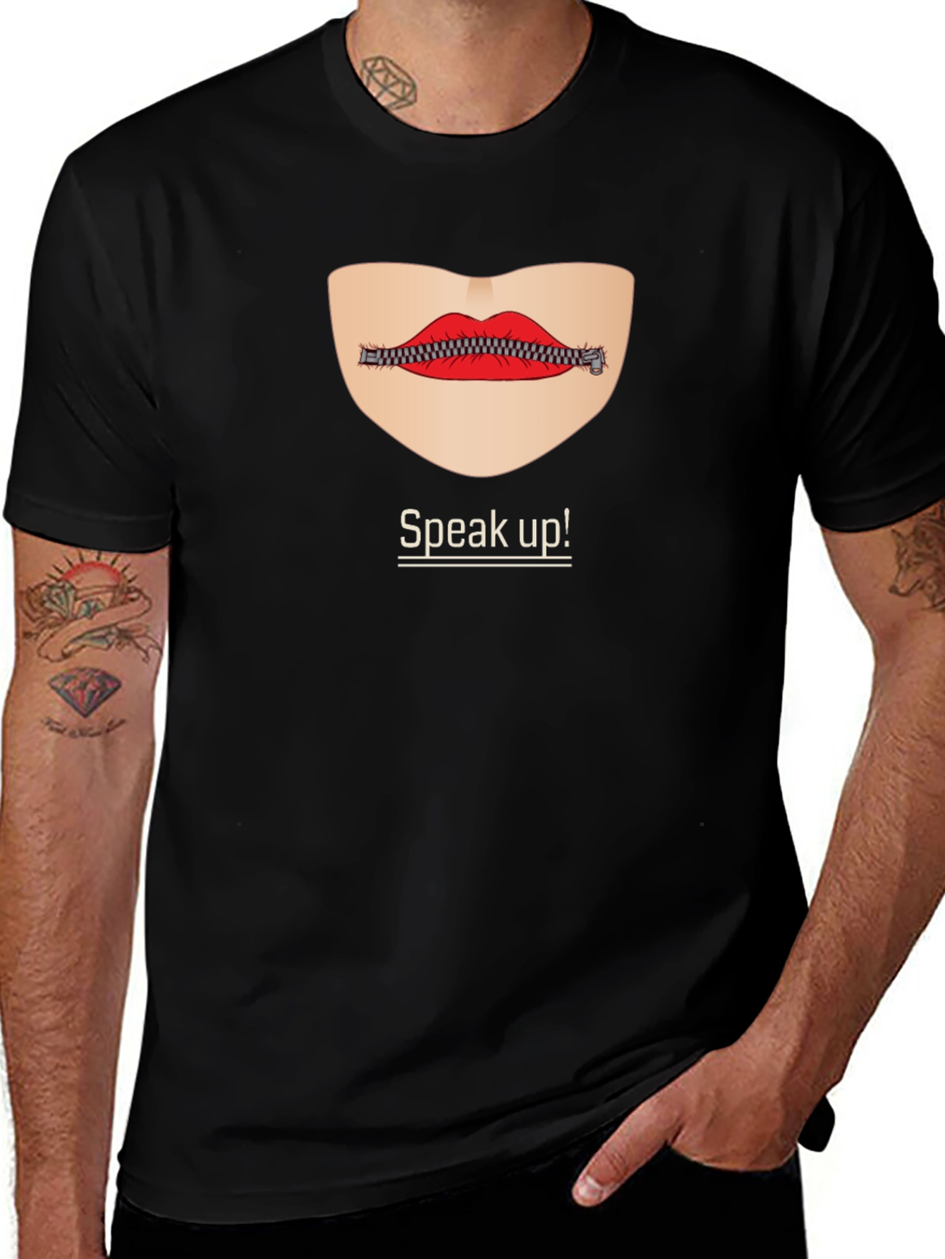 Variant 18 of Speak Up! Graphic Tee - Express Yourself in Style