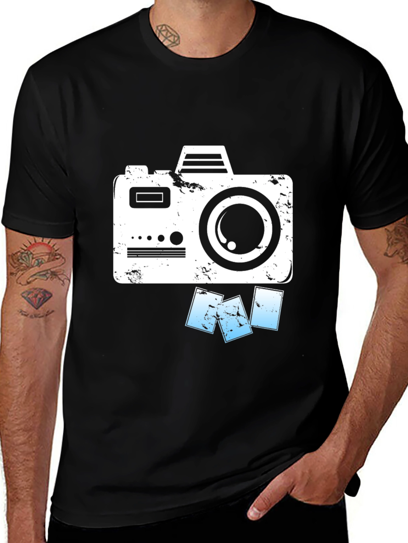 Variant 19 of Retro Camera Graphic Tee - Photographer T-Shirt