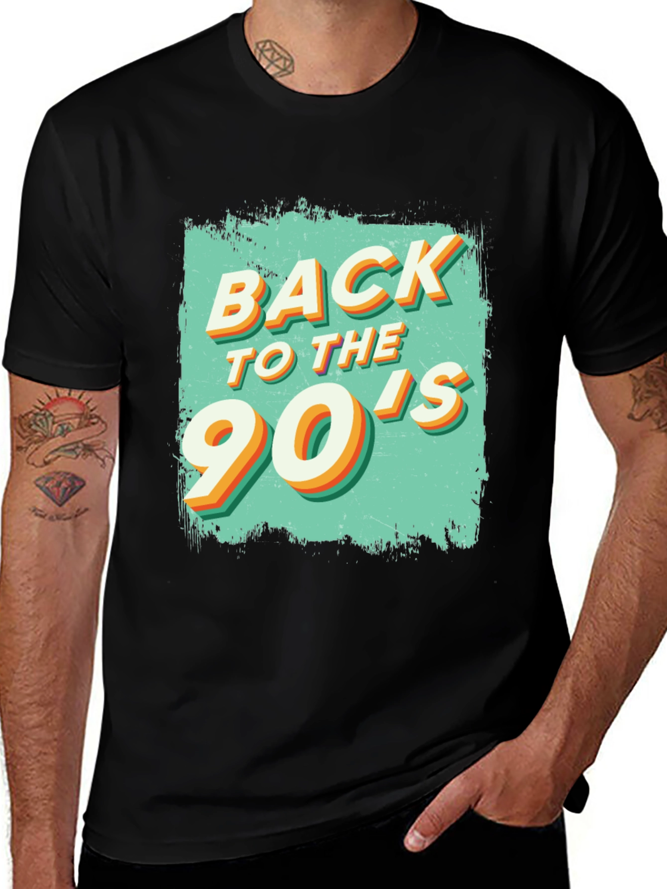 Variant 5 of Back to the 90's Tee