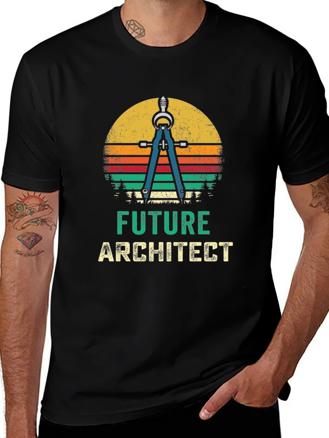 Variant 9 of Future Architect Retro T-Shirt
