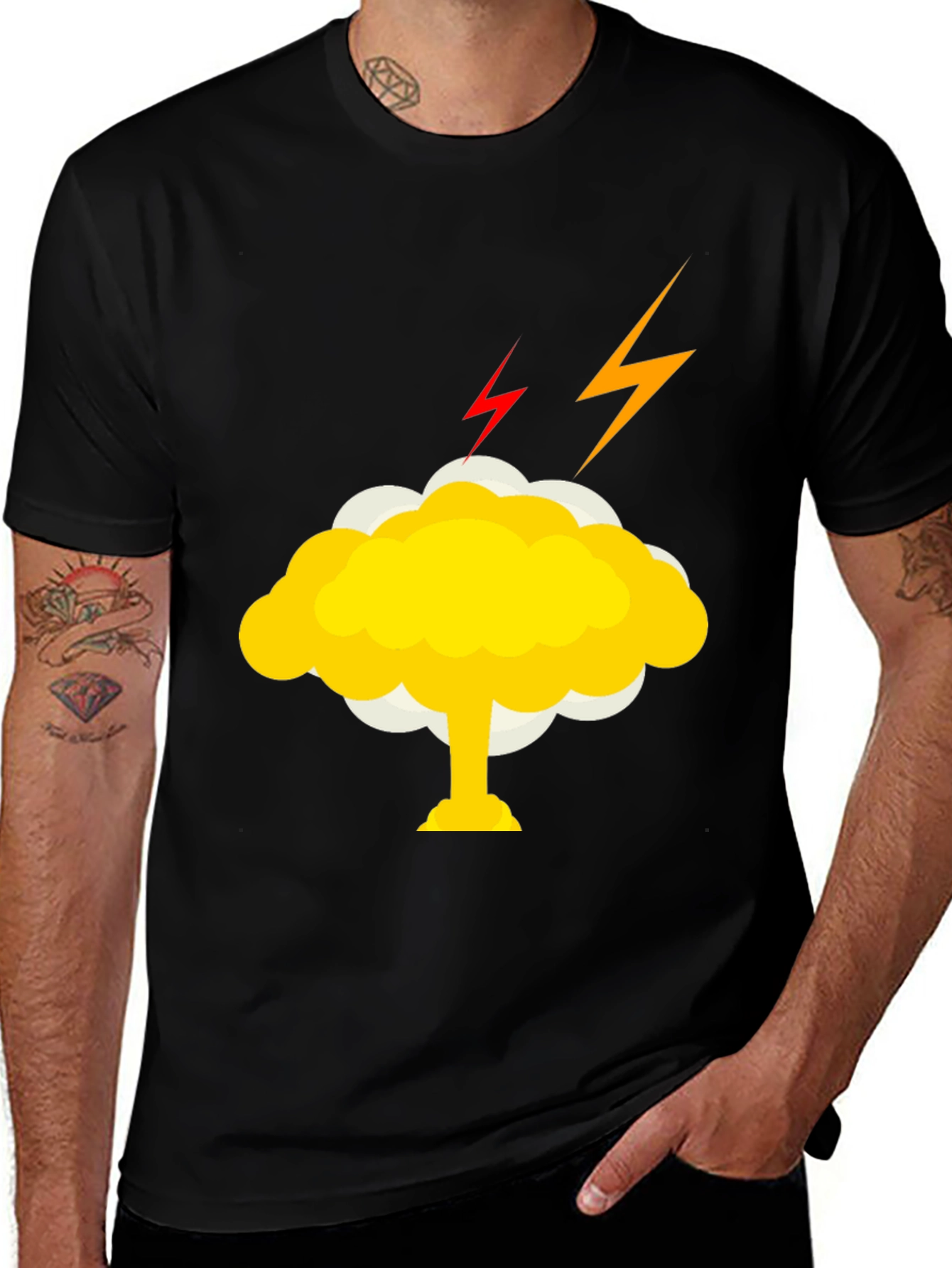 Atomic Thunder T-Shirt - Nuclear Graphic Tee