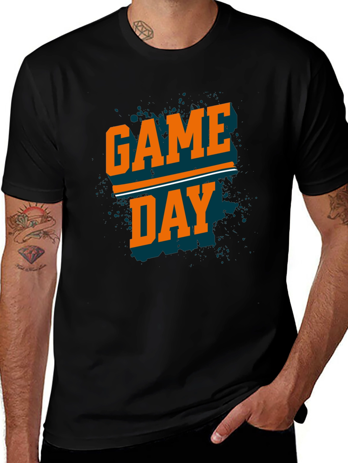 Black Game Day T-Shirt - Black main image