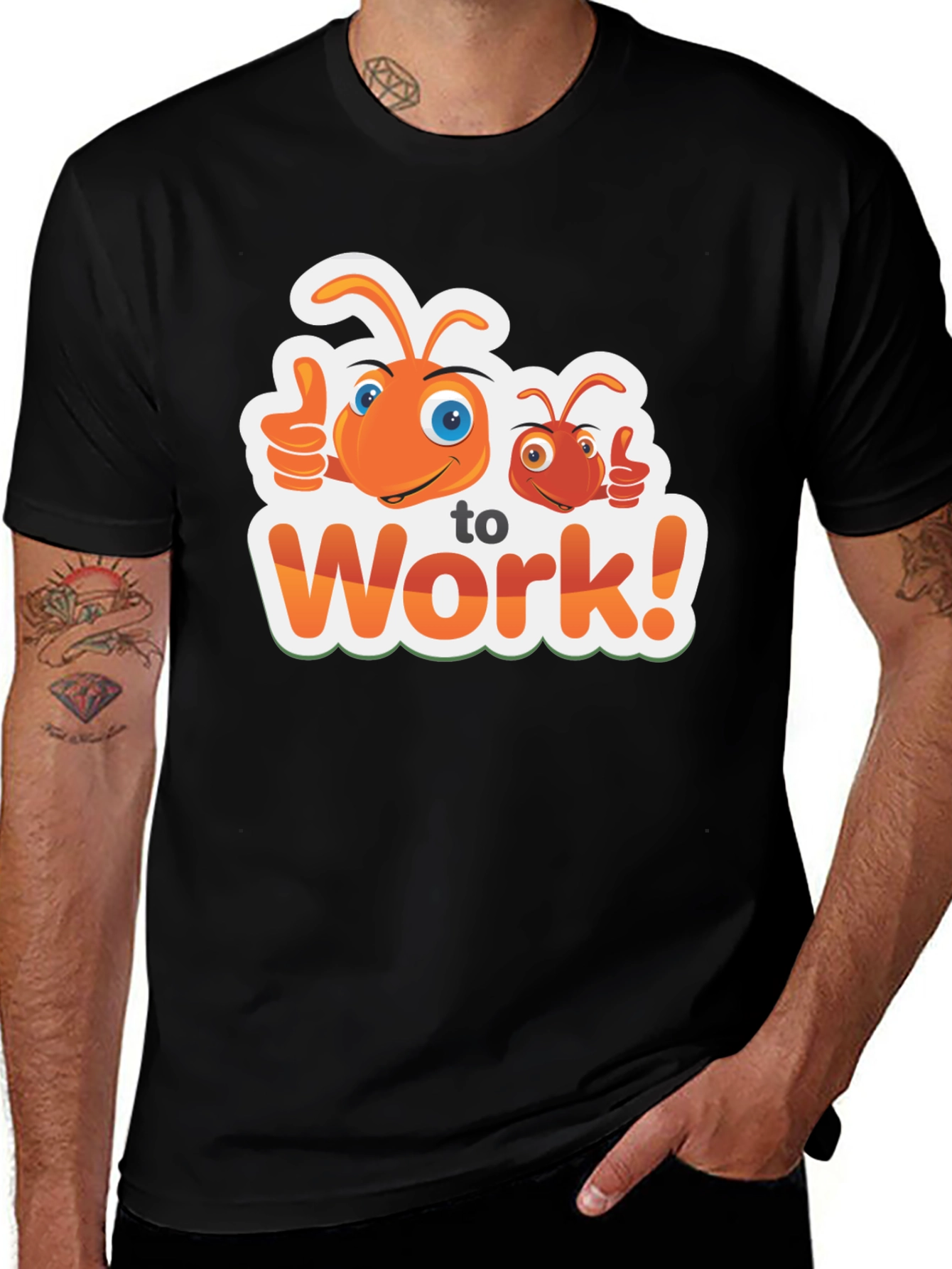Variant 19 of Ants To Work Graphic T-Shirt
