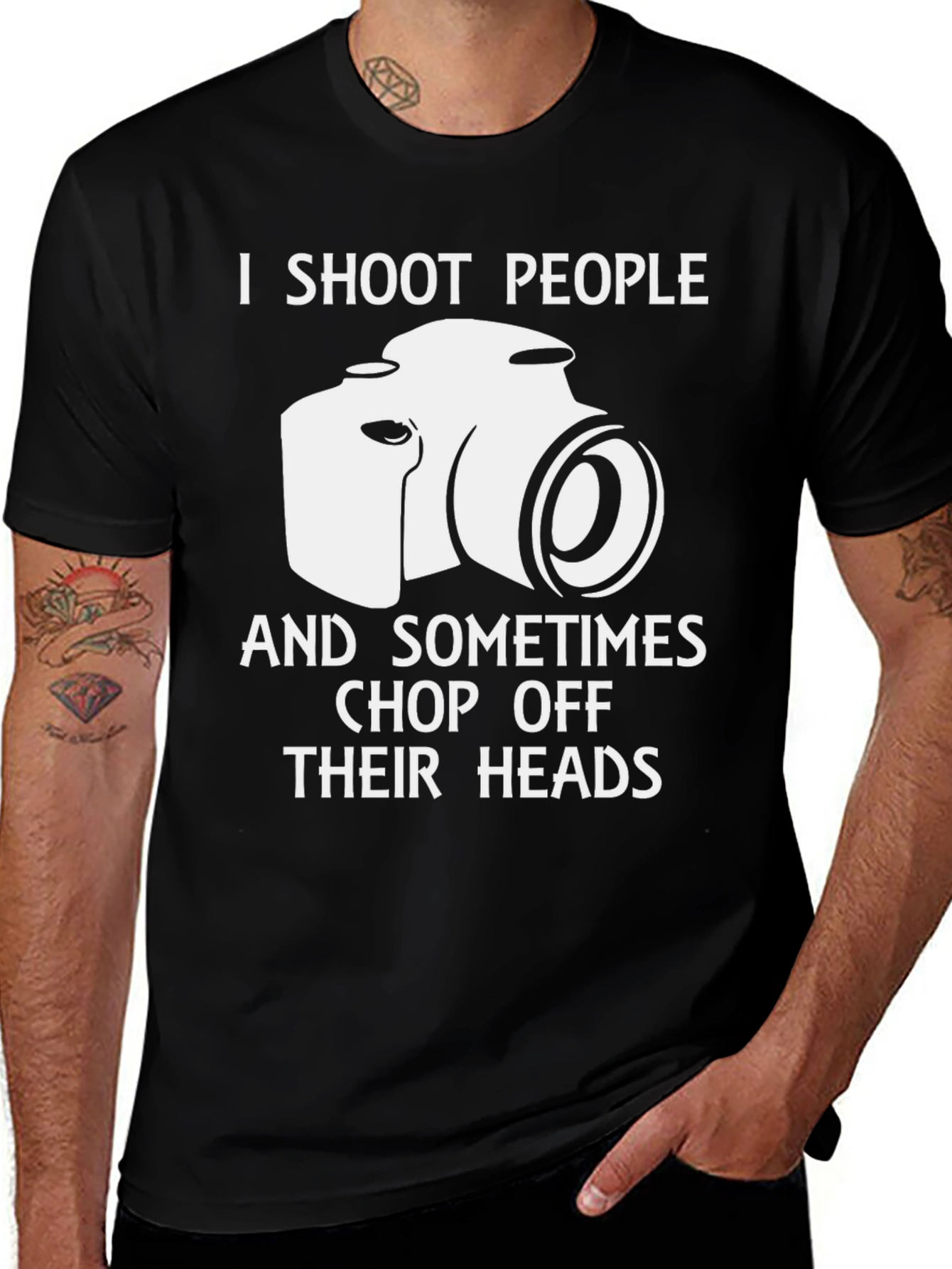 Variant 22 of I Shoot People Camera Graphic Tee
