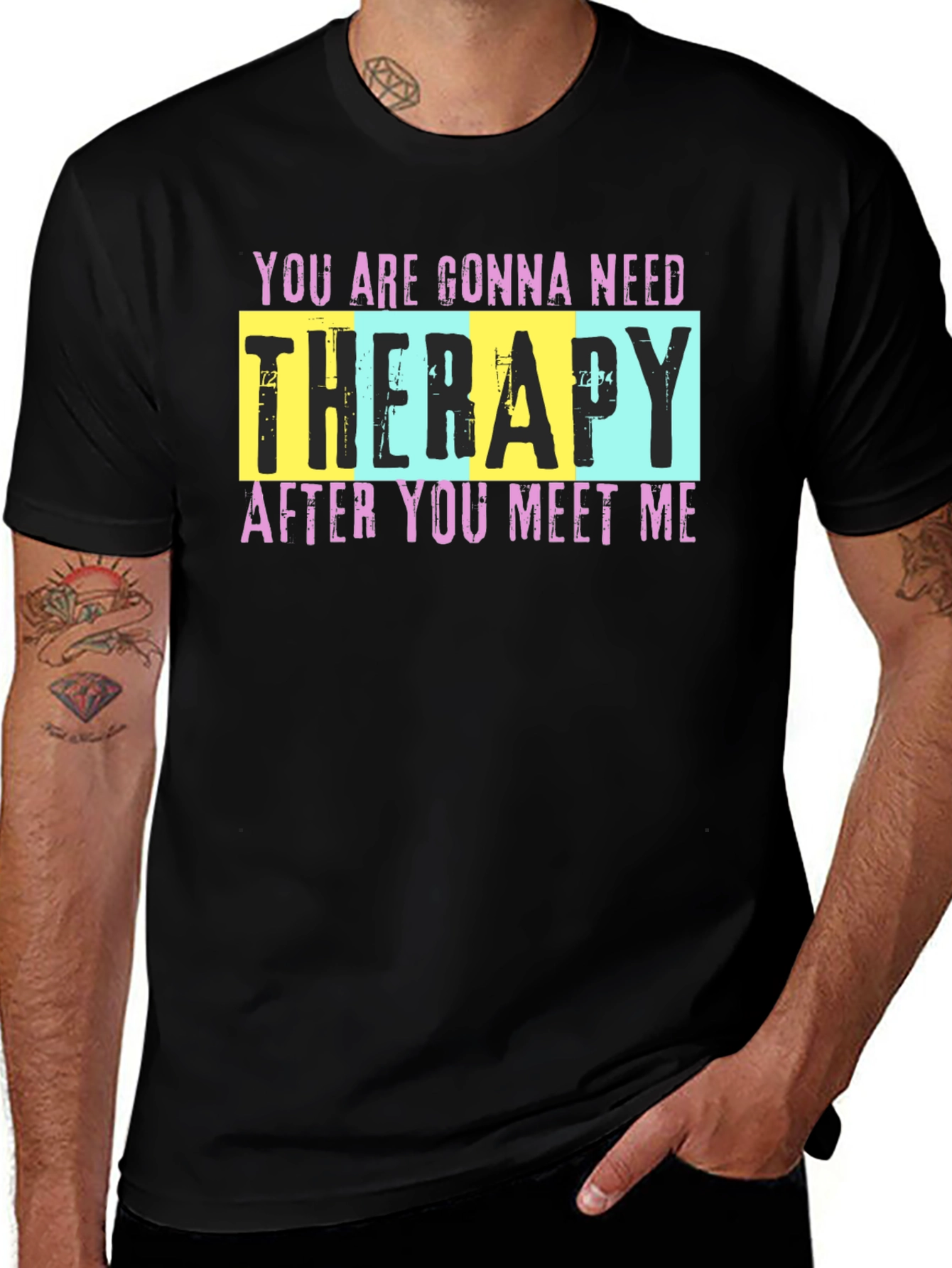 Variant 19 of Therapy Funny Graphic T-Shirt 