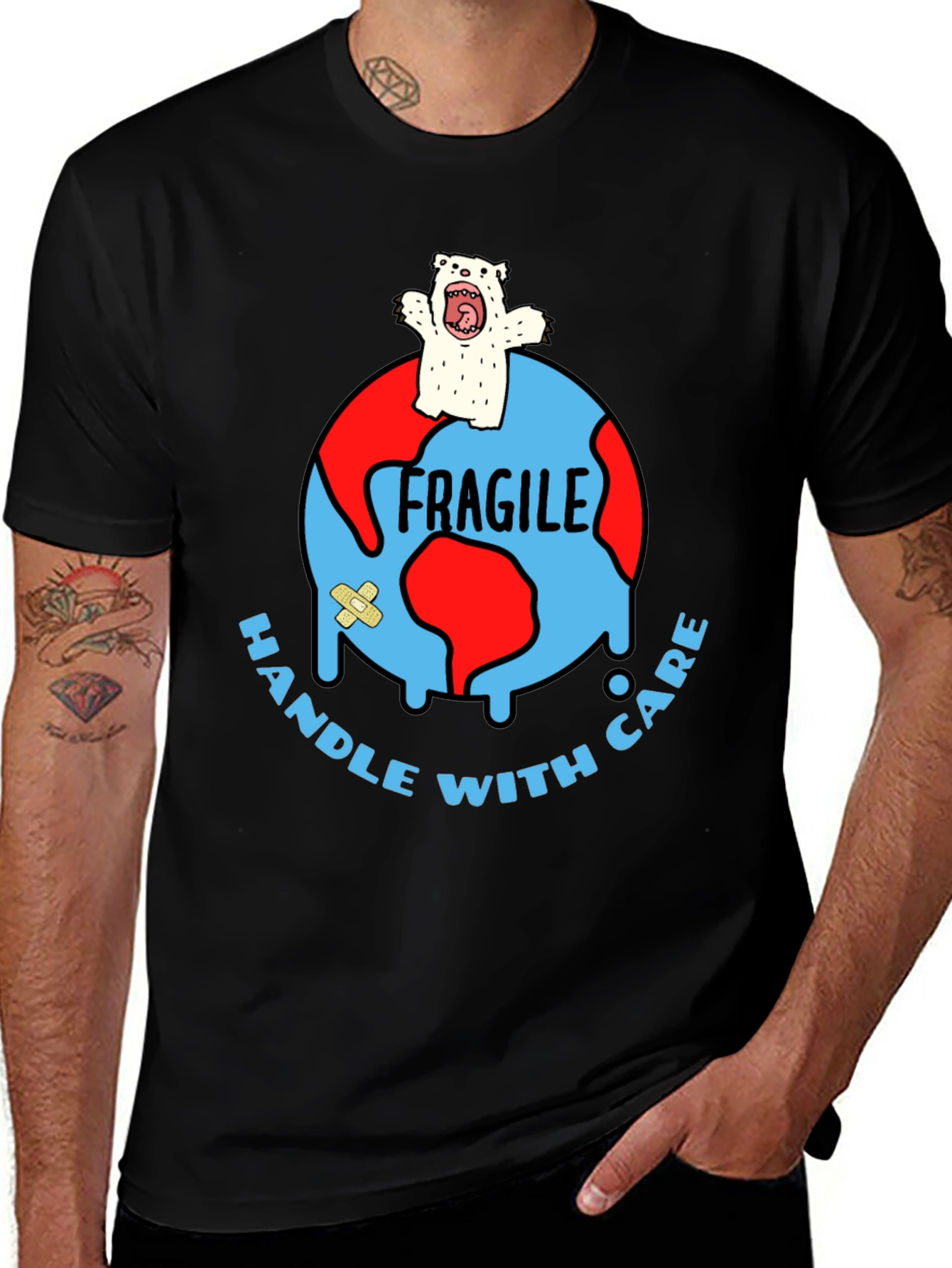 Fragile Earth T-Shirt - Handle With Care