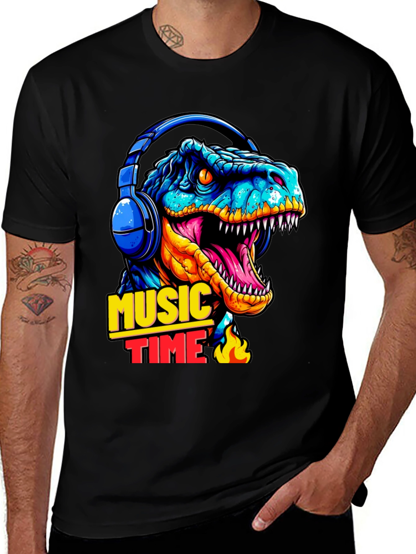Variant 15 of Dinosaur Music Time T-Shirt