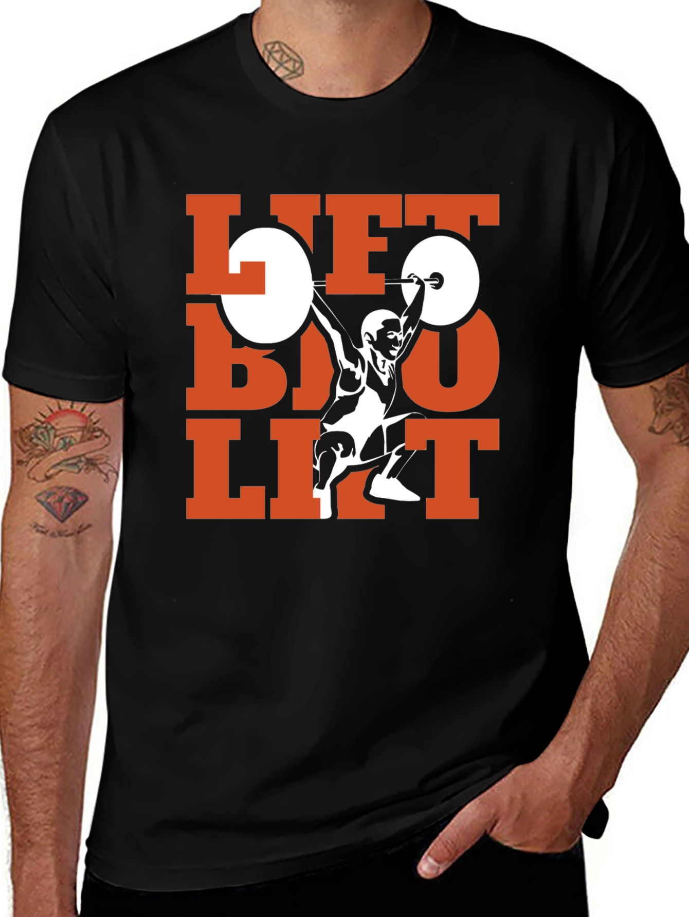 Variant 5 of Lift Bro Lift T-Shirt - Weightlifting Apparel