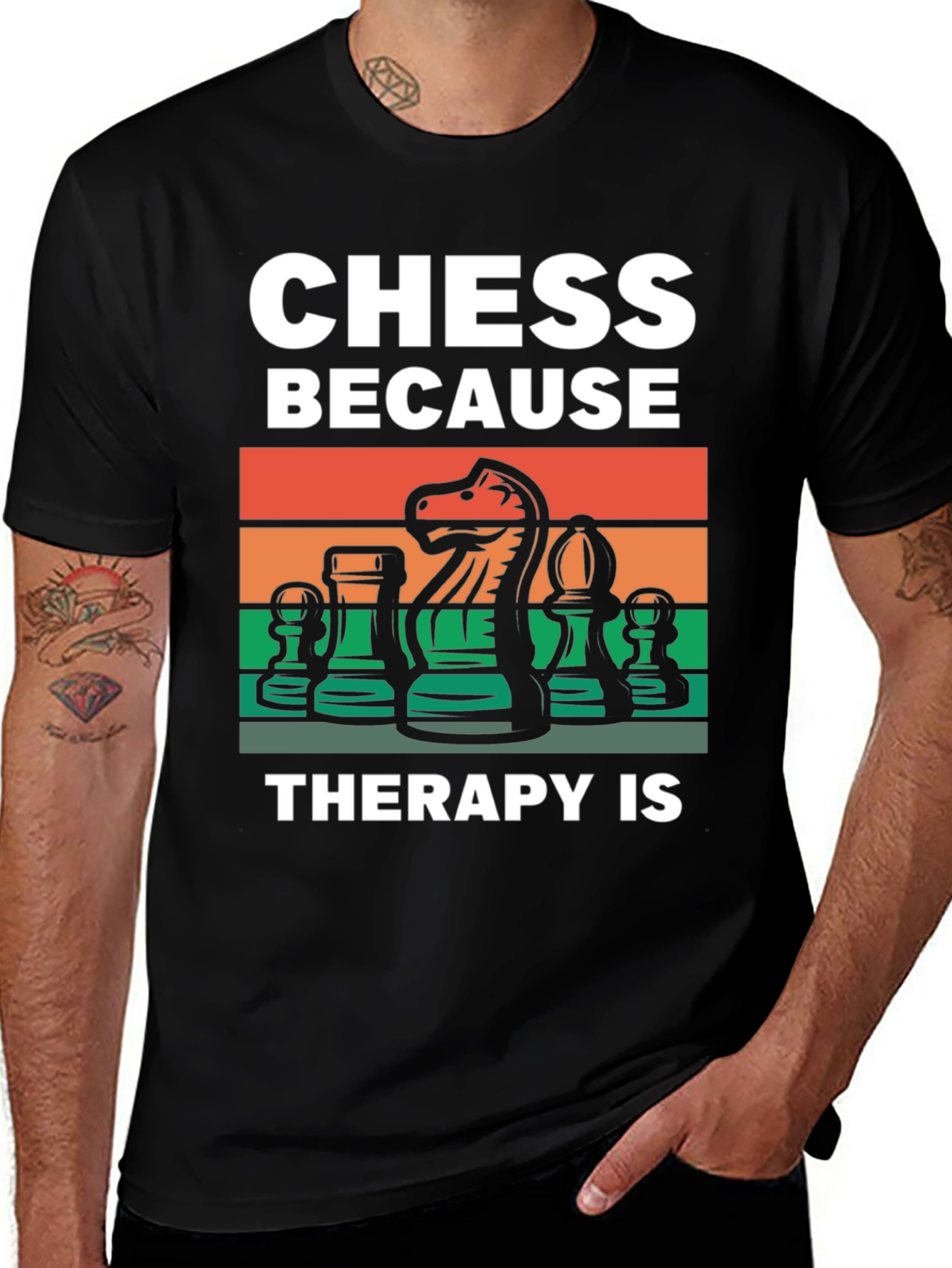 Variant 8 of Chess Therapy T-Shirt