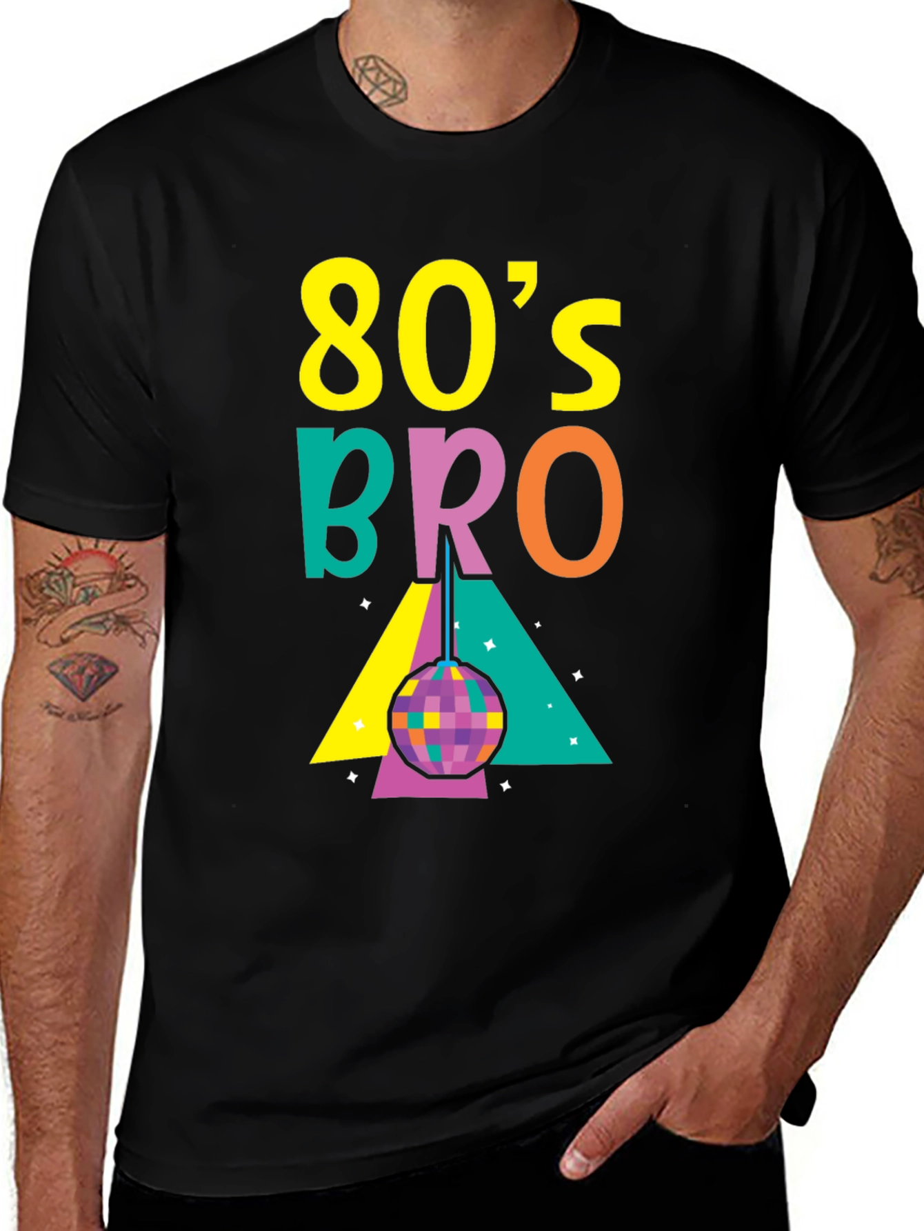 Variant 14 of 80's Bro Graphic Tee - Retro Party Shirt