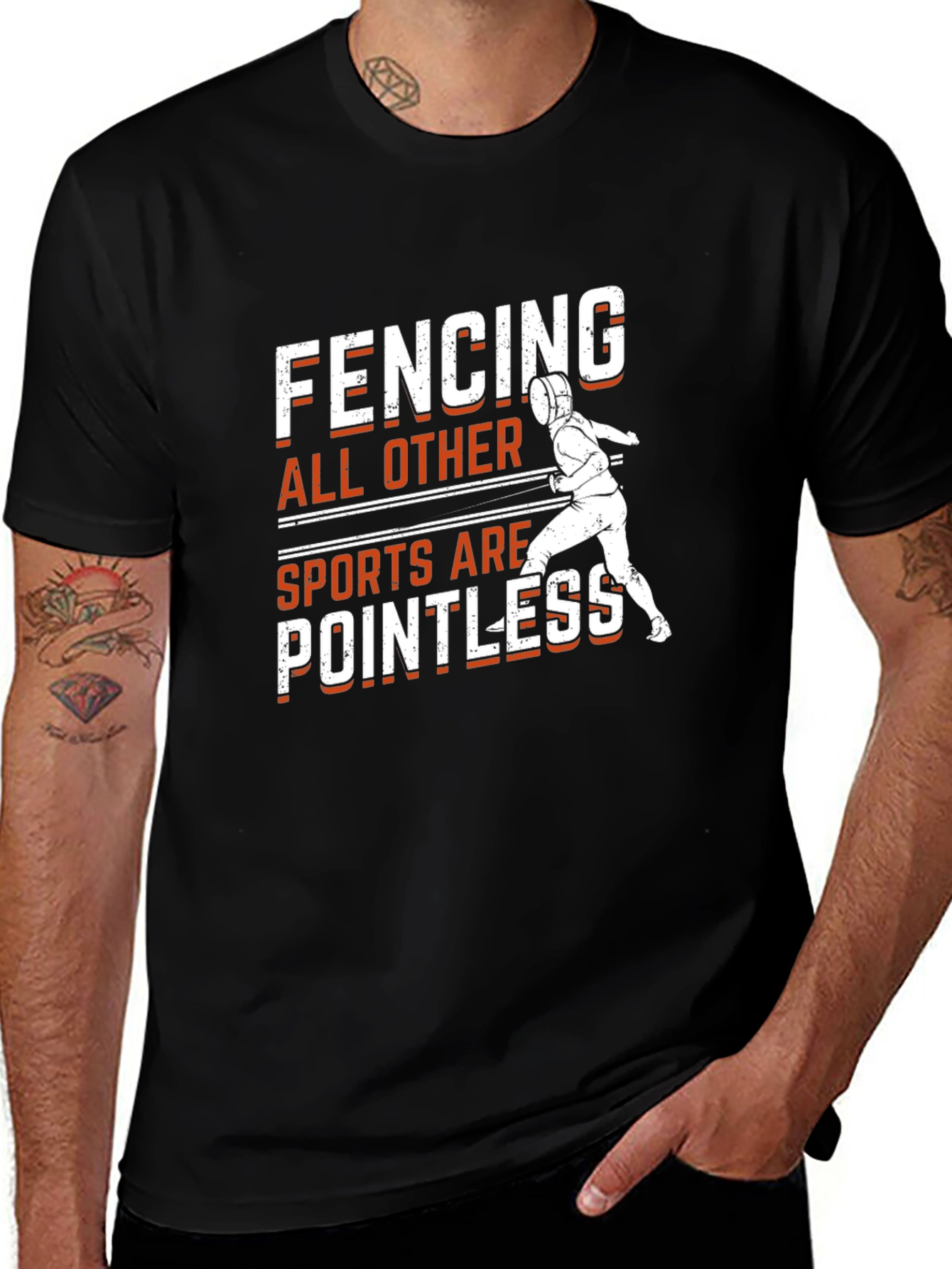 Variant 4 of Fencing All Other Sports Are Pointless T-Shirt