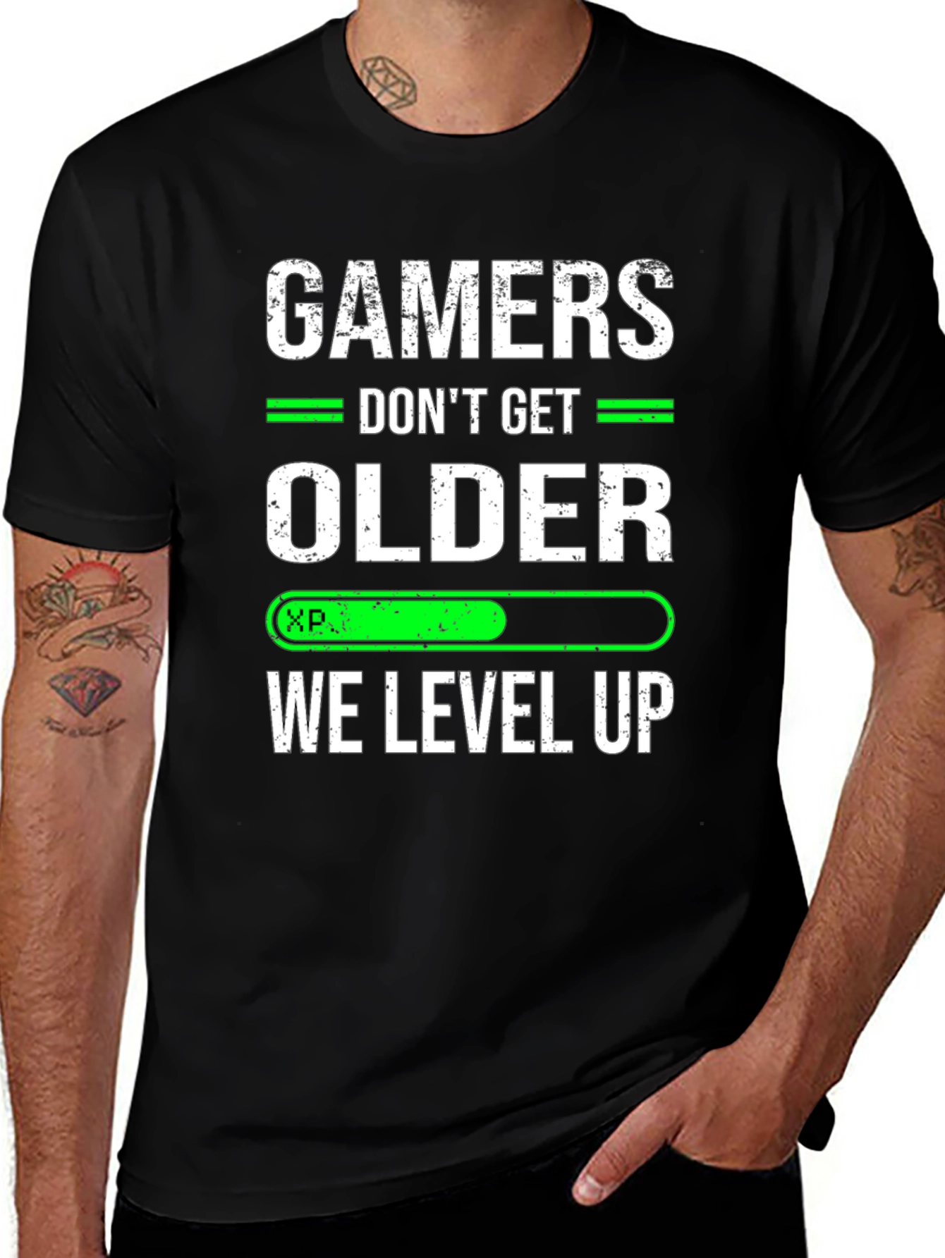 Variant 9 of Gamers Level Up T-Shirt