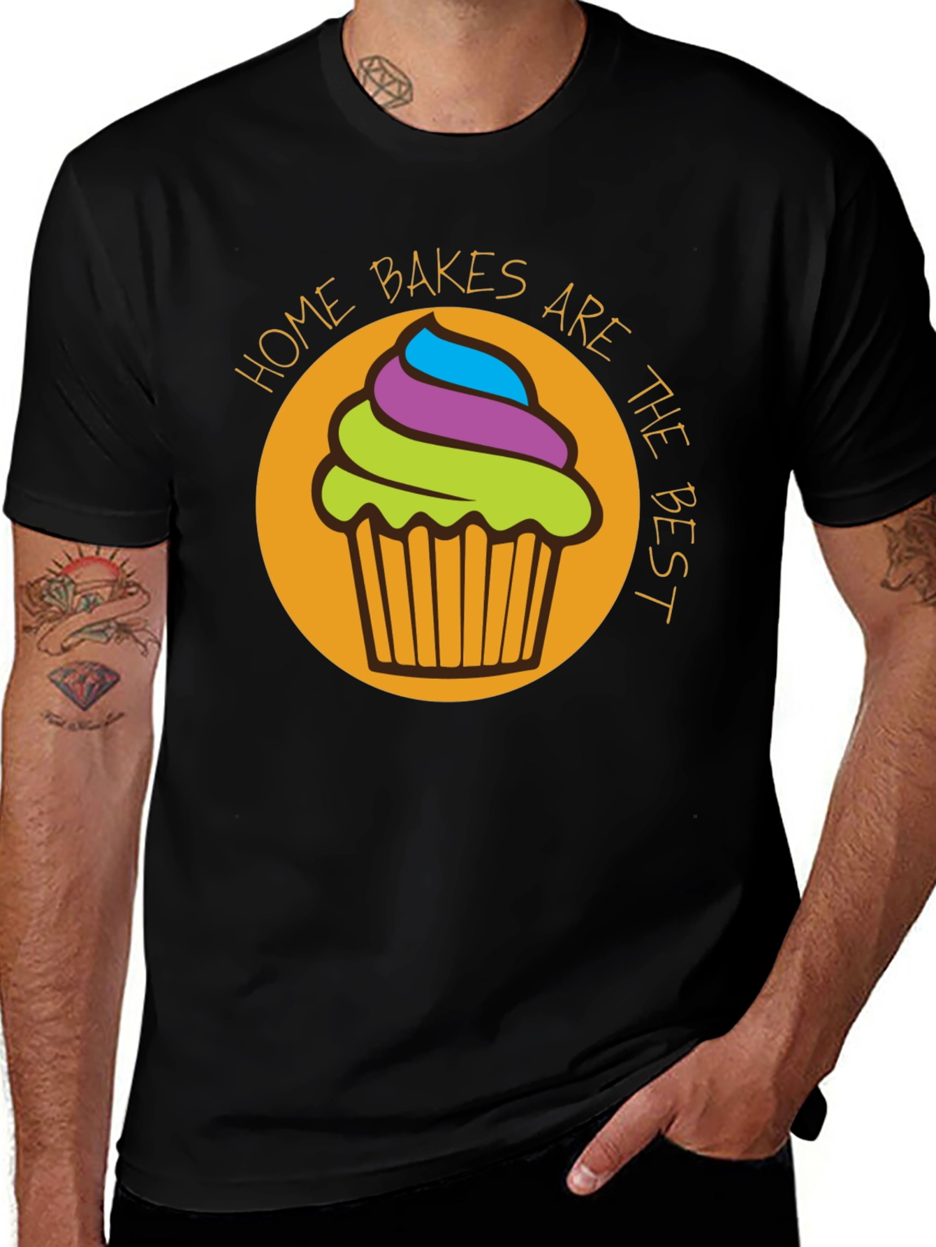 Variant 15 of Home Bakes Are The Best Cupcake Graphic T-Shirt