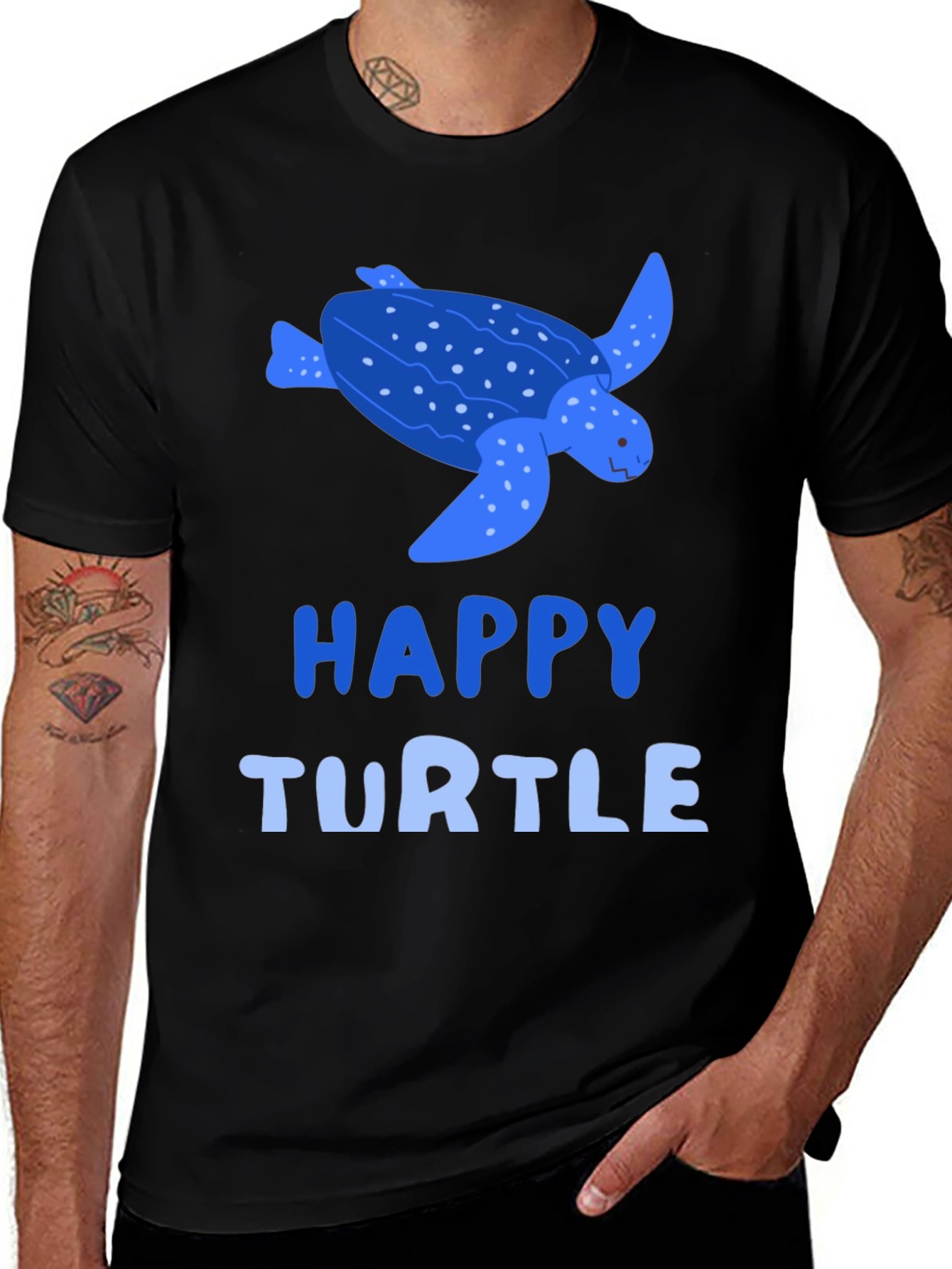 Variant 27 of Happy Turtle Graphic T-Shirt