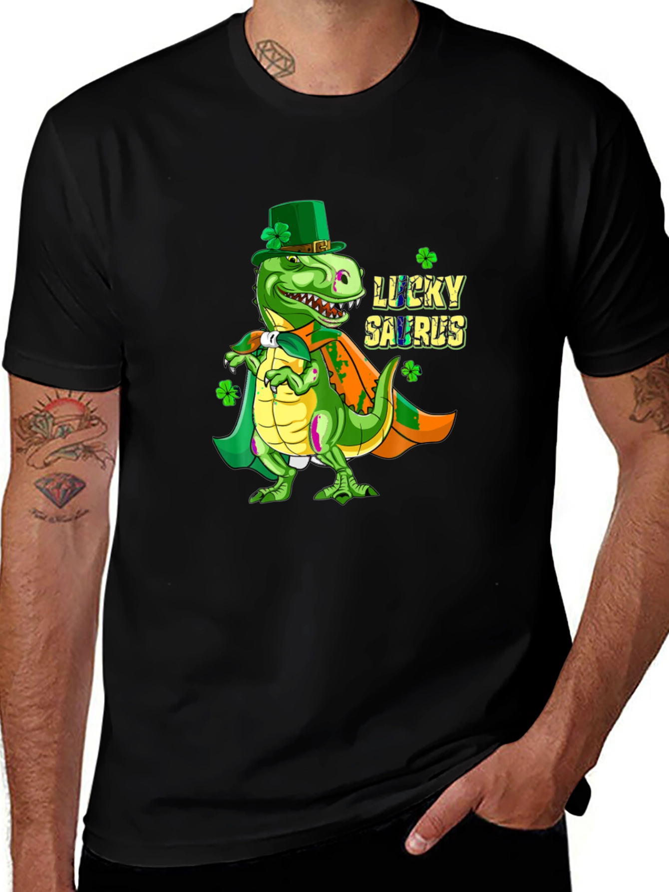 Lucky Saurus St. Patrick's Day T-Shirt