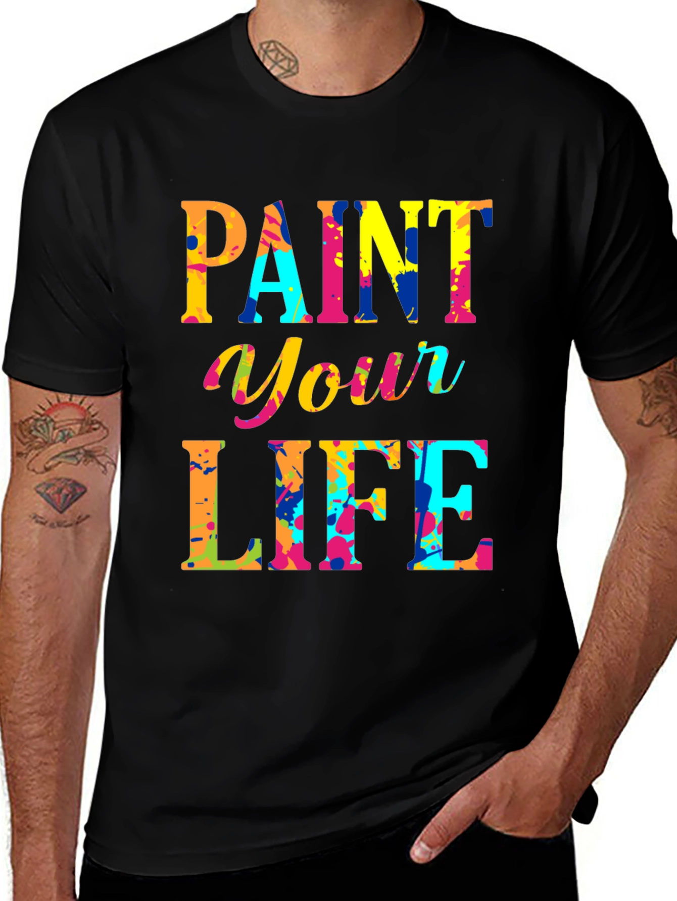 Variant 26 of Paint Your Life Graphic Tee
