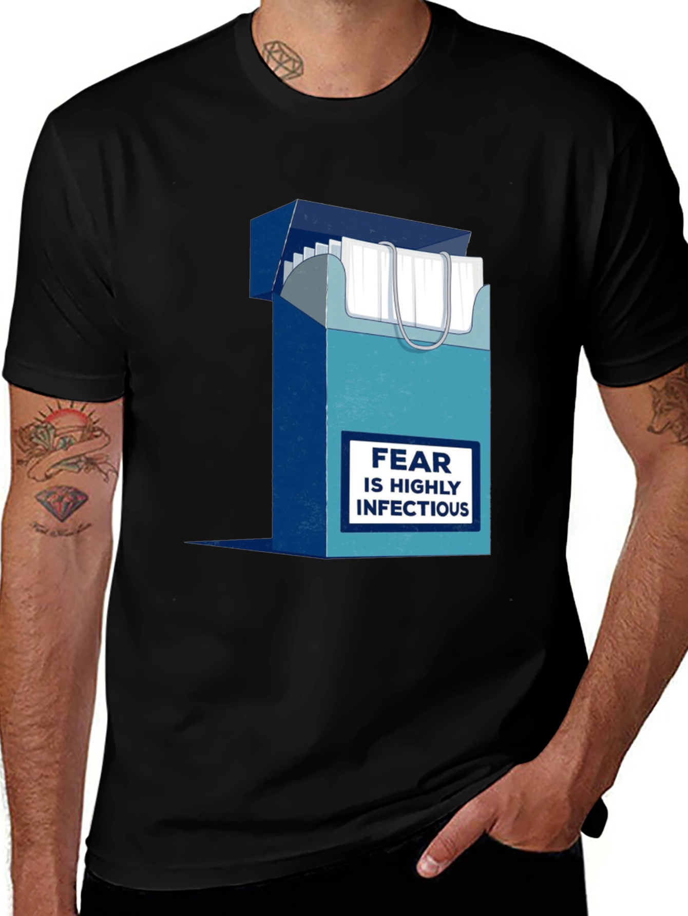 Variant 15 of Fear is Highly Infectious Graphic T-Shirt