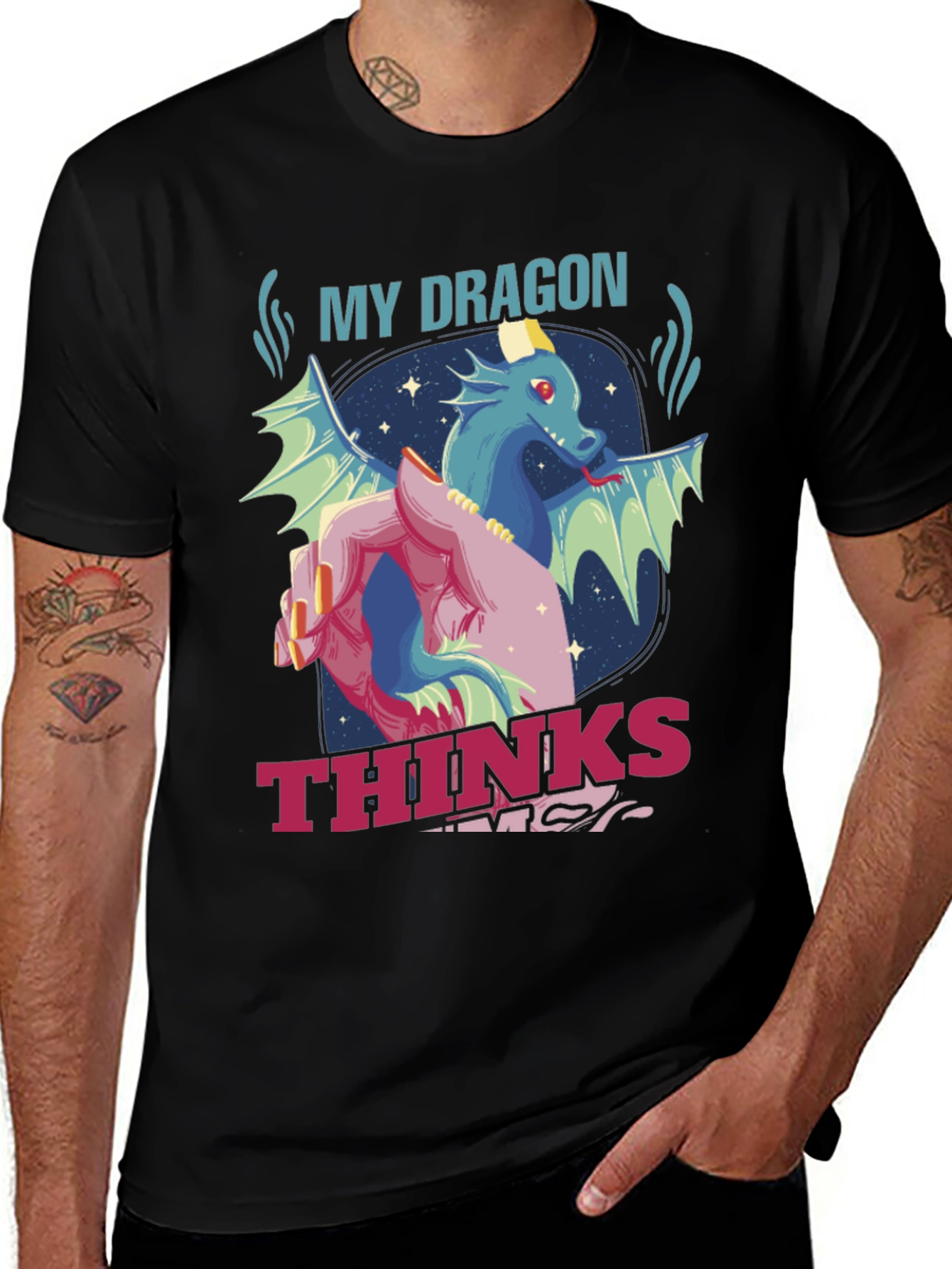 Variant 27 of My Dragon Thinks I'm Magical T-Shirt