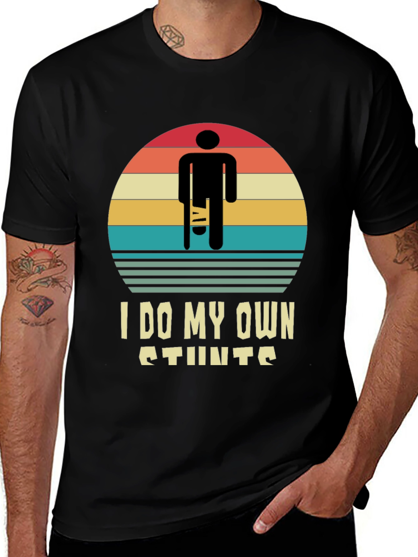 Variant 18 of I Do My Own Stunts Graphic Tee