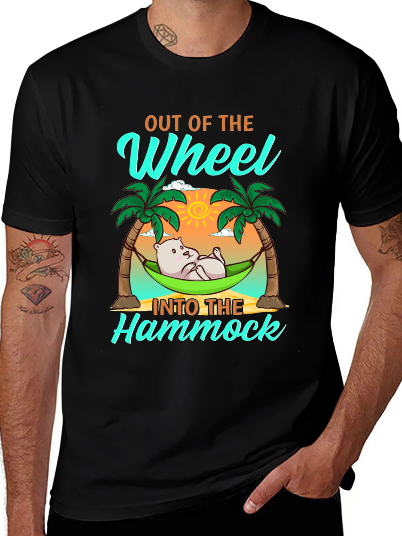 Variant 14 of Out of the Wheel into the Hammock T-Shirt