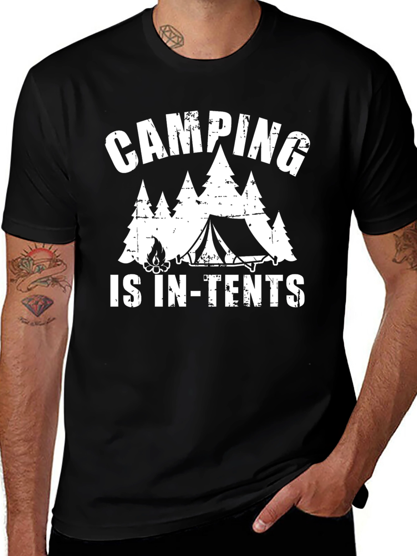Variant 12 of Camping Is In-Tents Graphic Tee