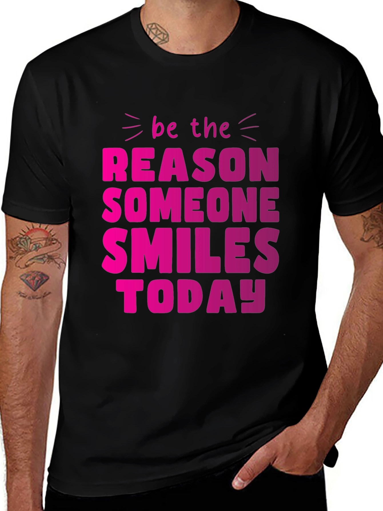 Variant 28 of Be the Reason T-Shirt - Motivational Graphic Tee