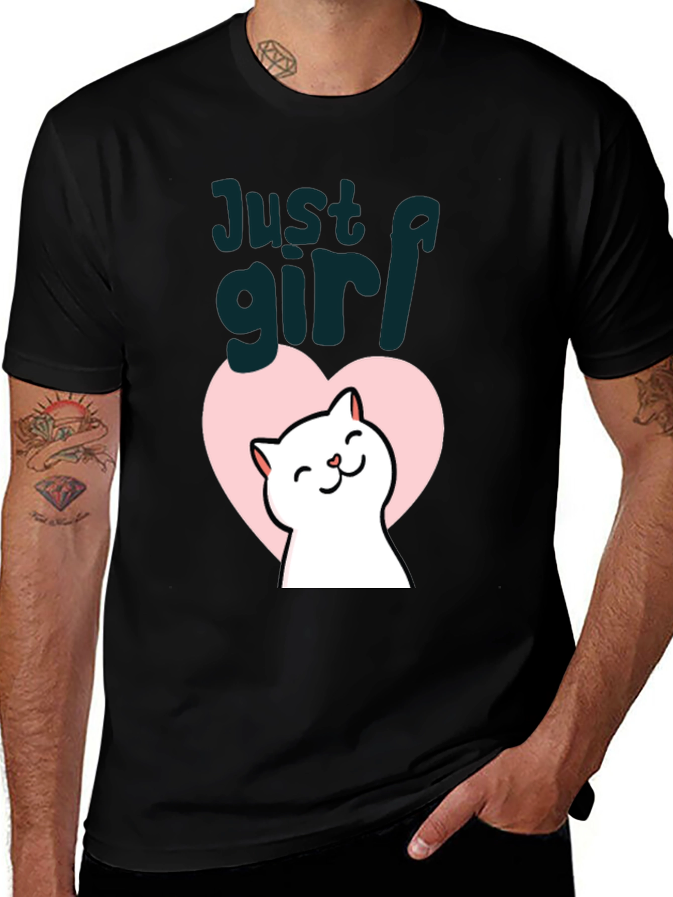 Variant 22 of Just A Girl Who Loves Cats T-Shirt