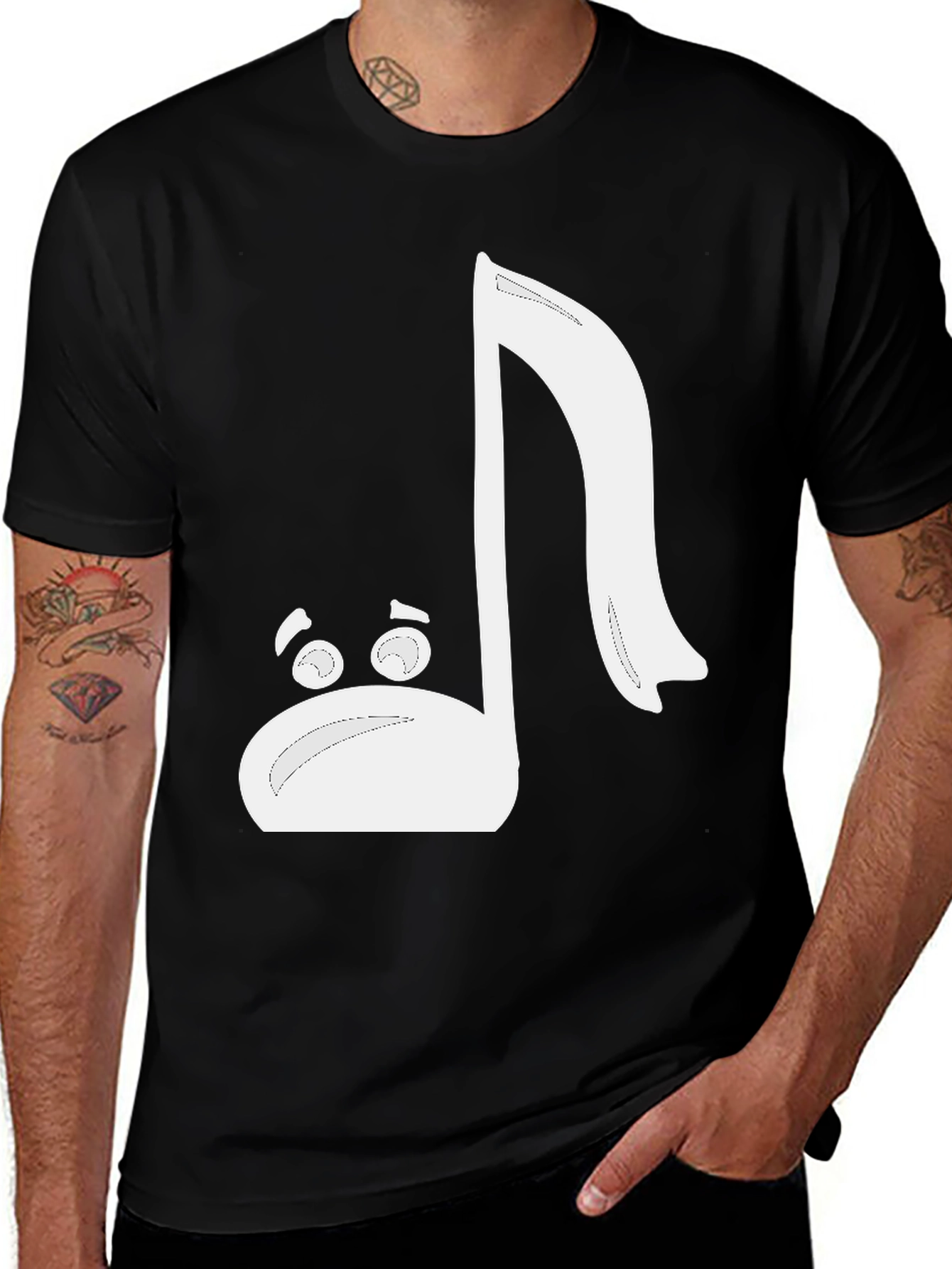 Variant 12 of Musical Note Character T-Shirt