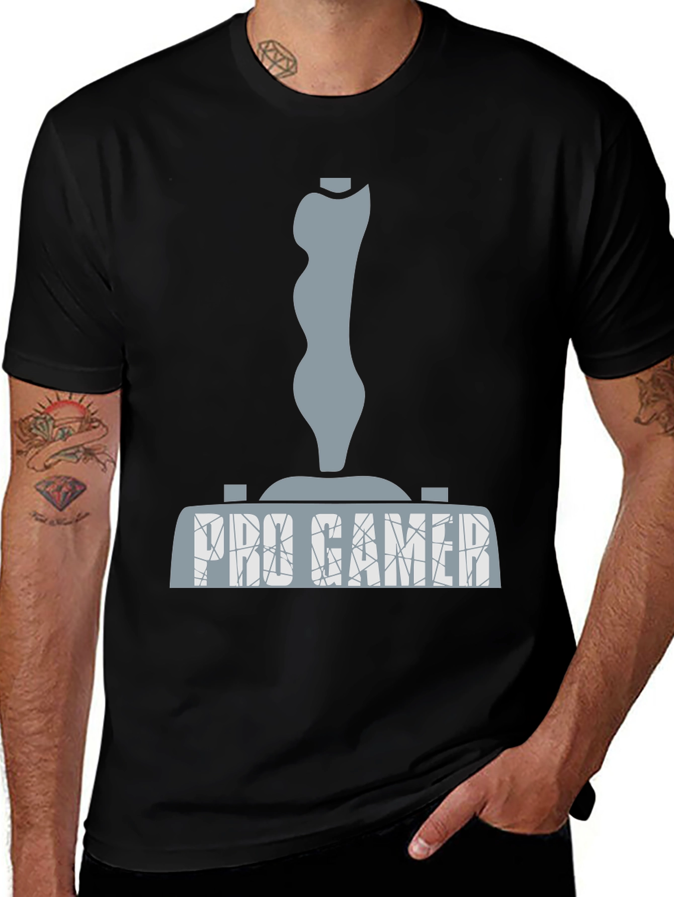 Variant 19 of Pro Gamer Joystick T-Shirt - Level Up Your Style!