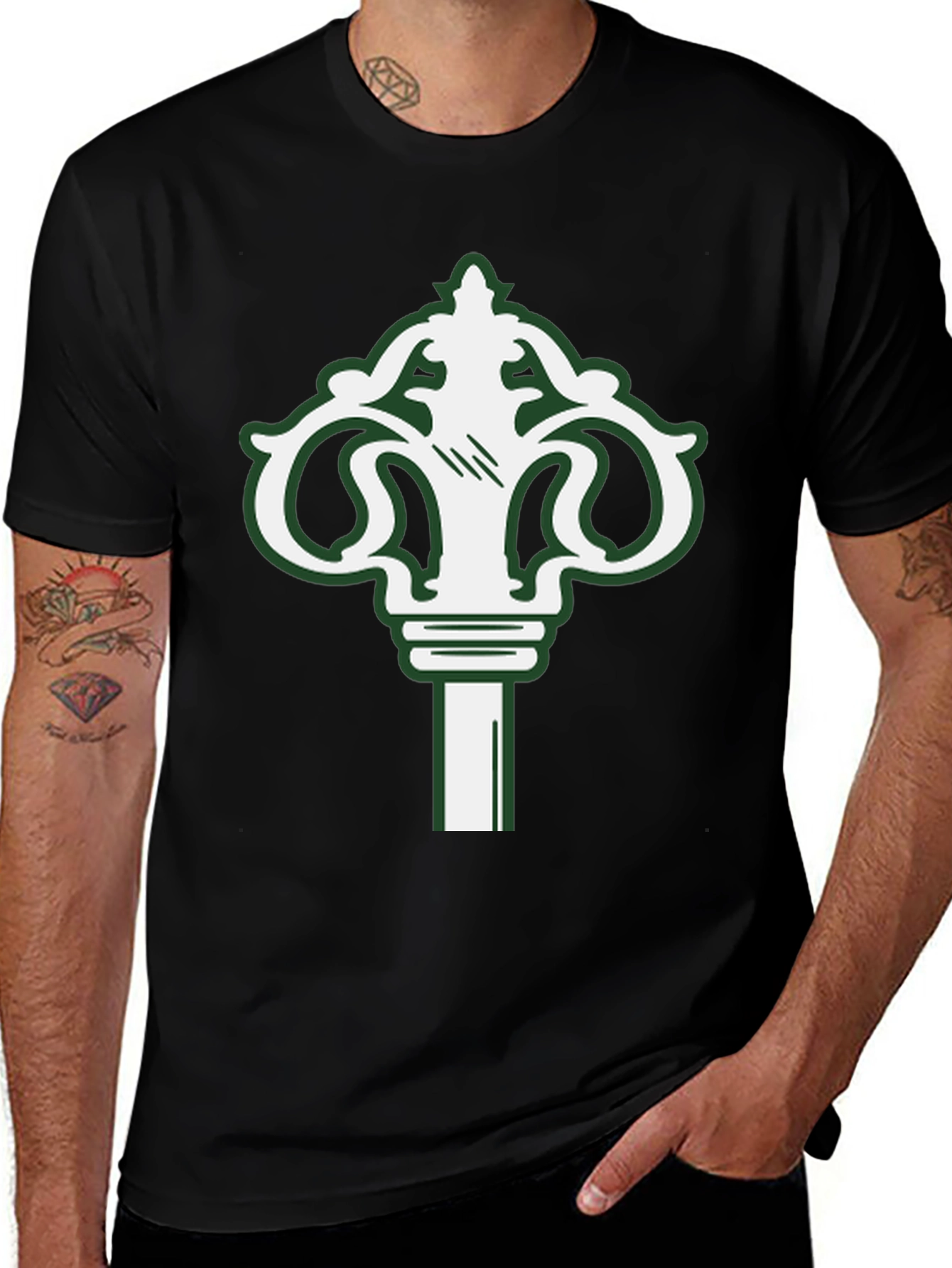 Elegant Key Graphic T-Shirt - Stylish & Comfortable