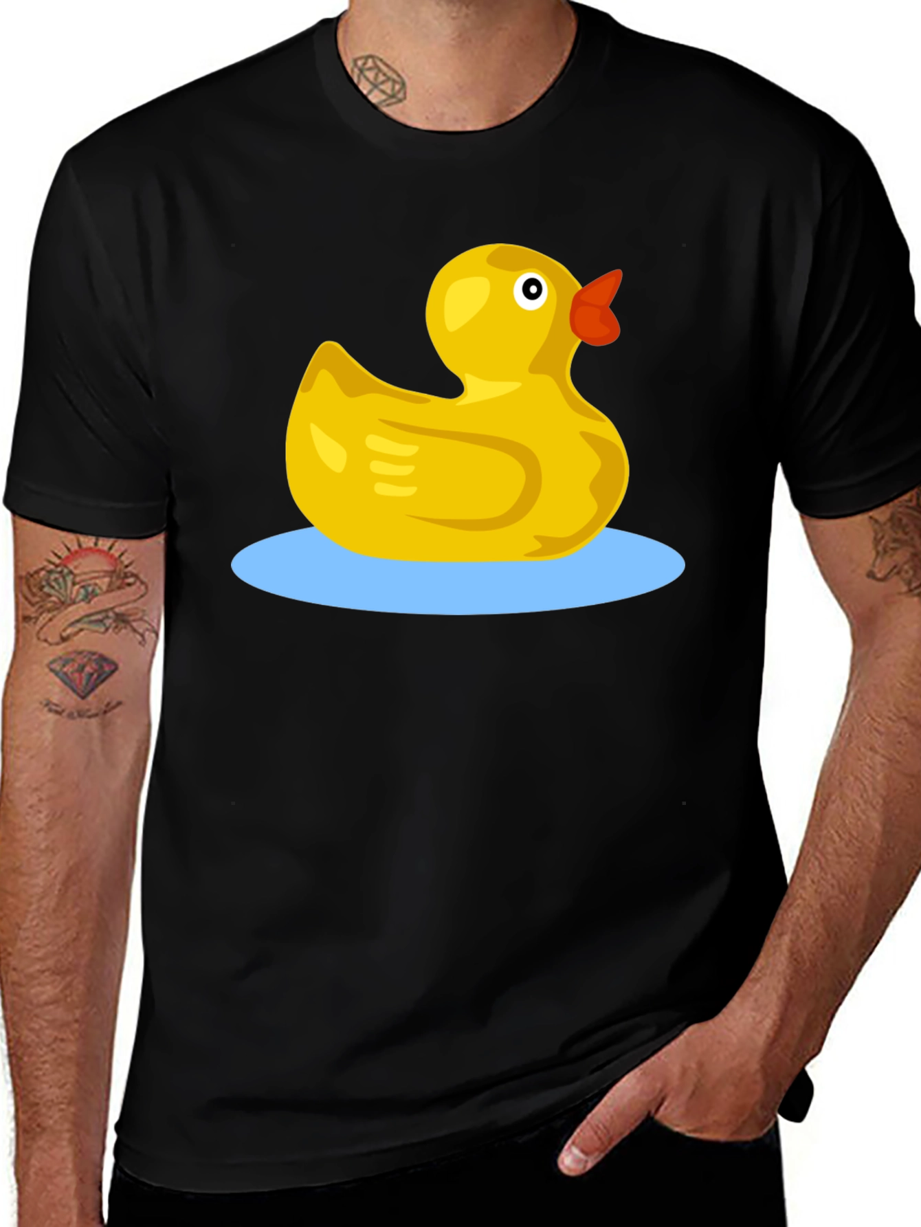 Variant 10 of Rubber Duckie Black T-Shirt