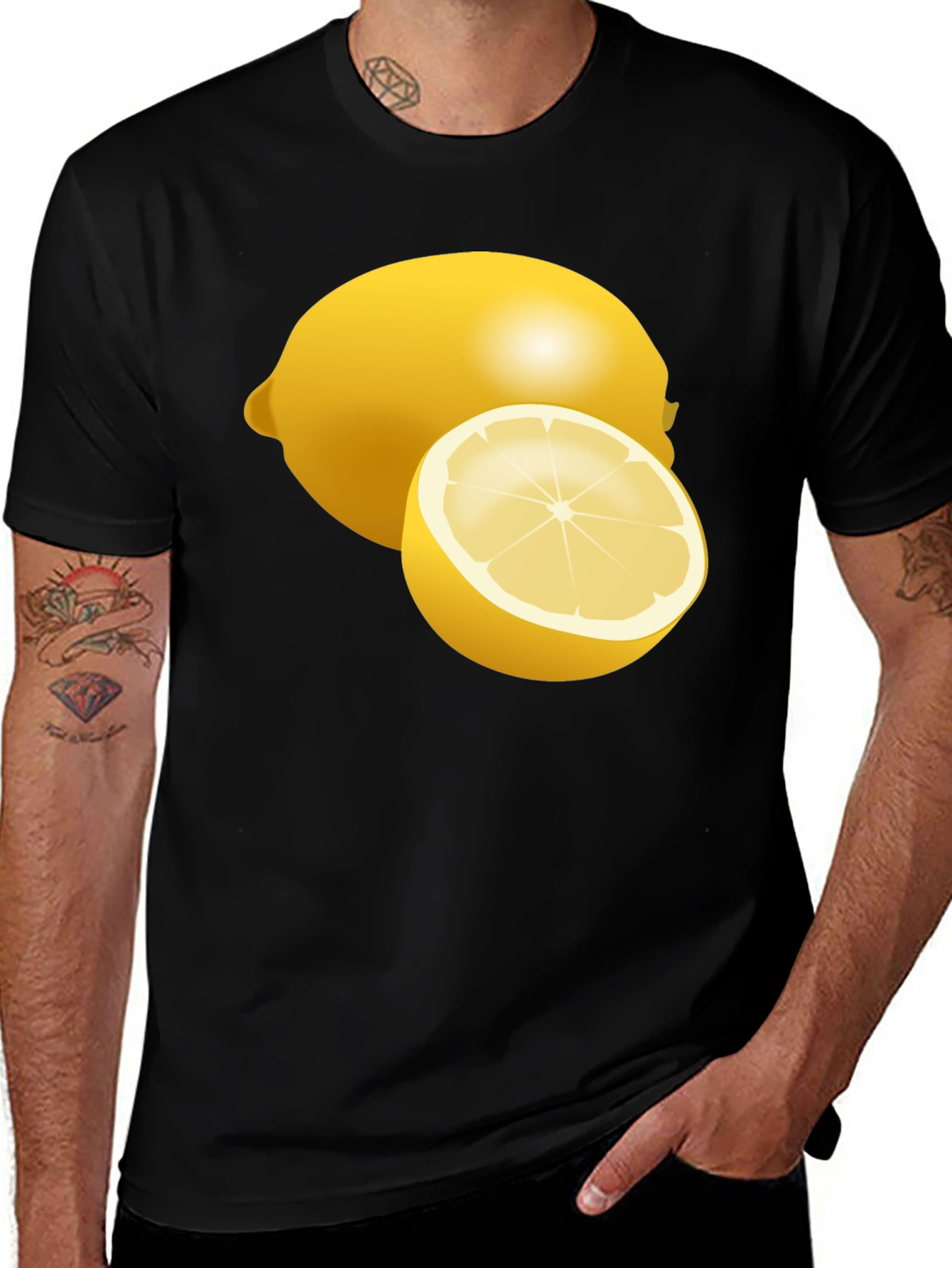 Variant 7 of Lemon Graphic Tee - Fresh & Zesty Style