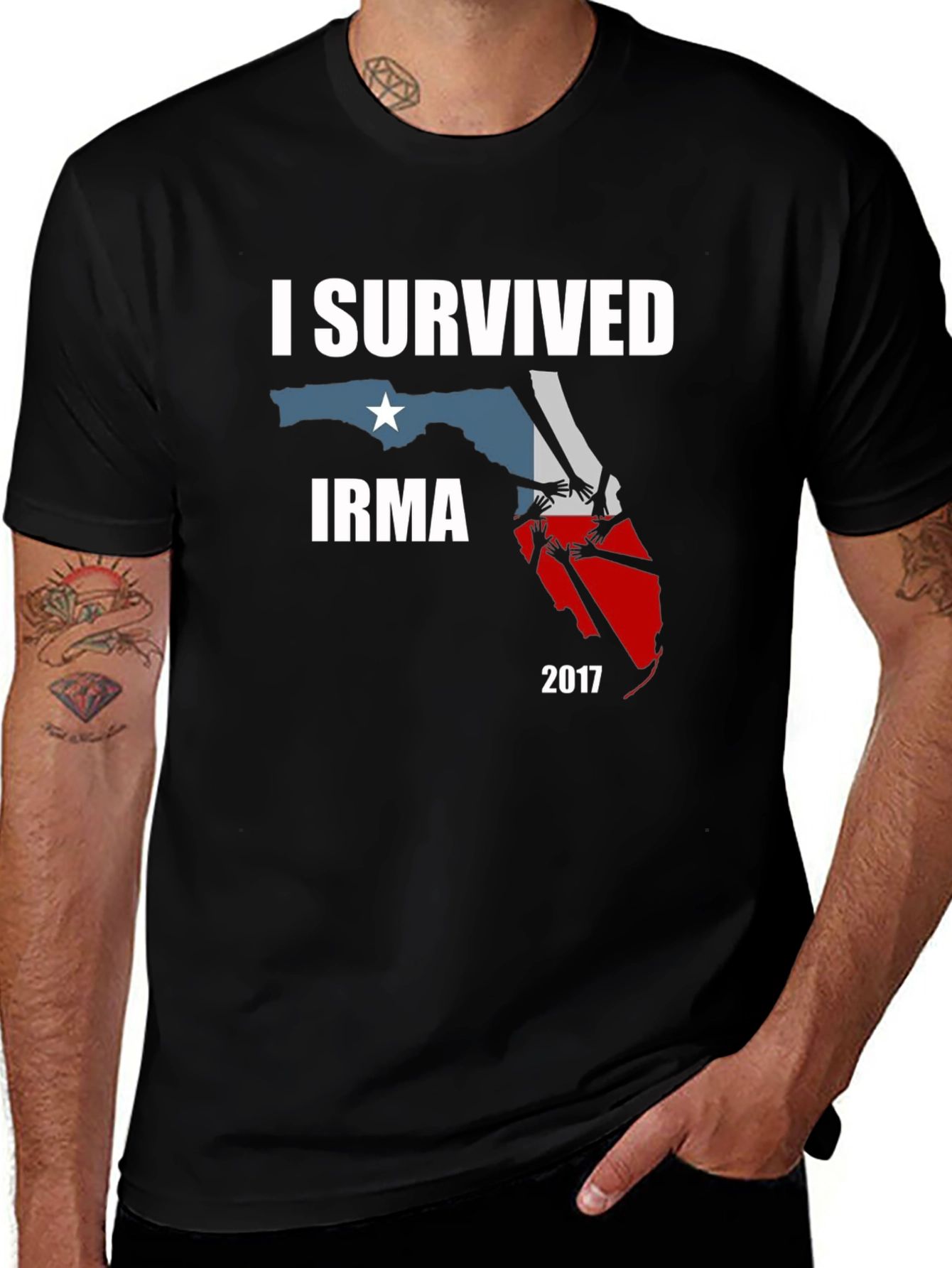 Variant 30 of I Survived Irma 2017 Graphic Tee