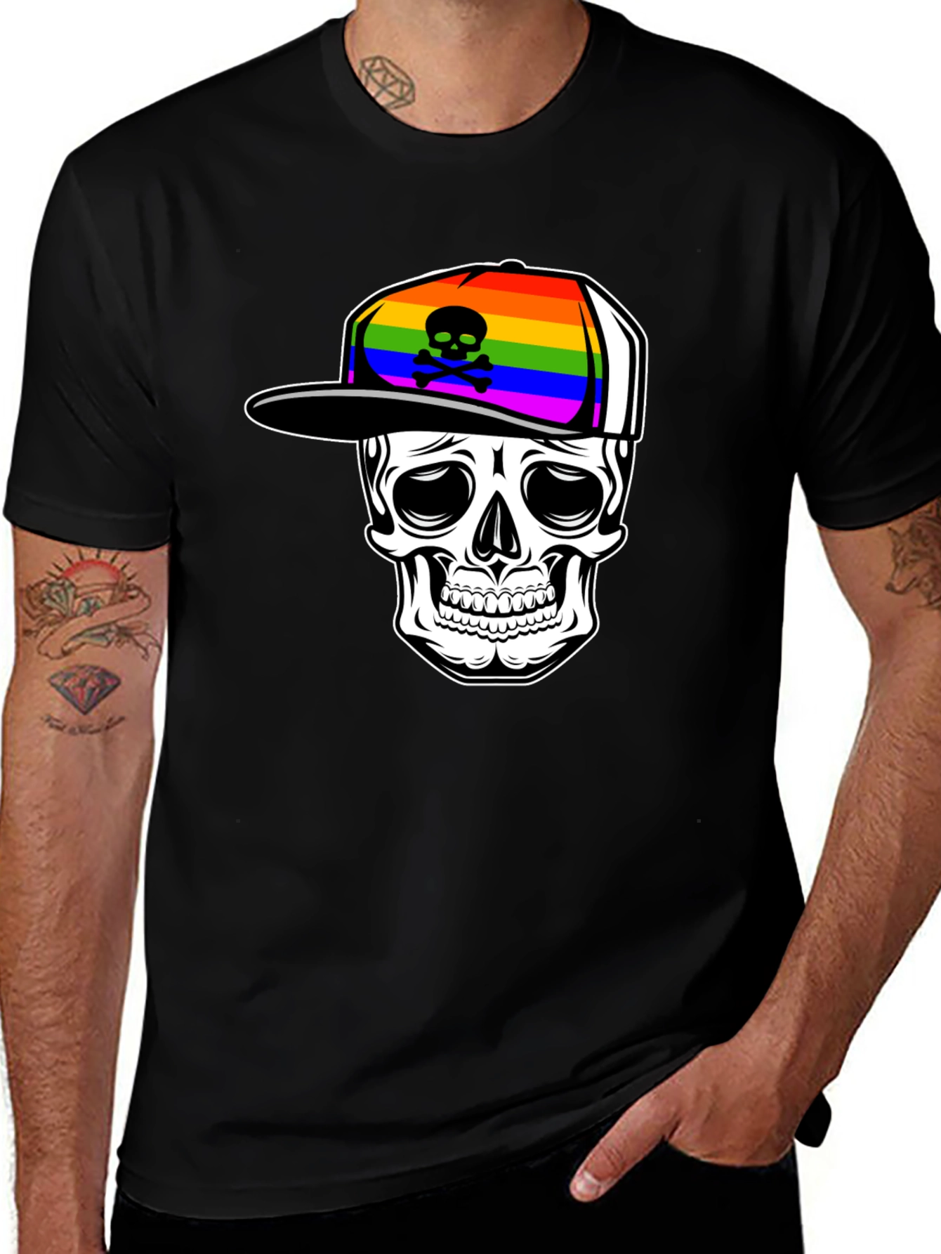 Variant 17 of Skull Pride T-Shirt