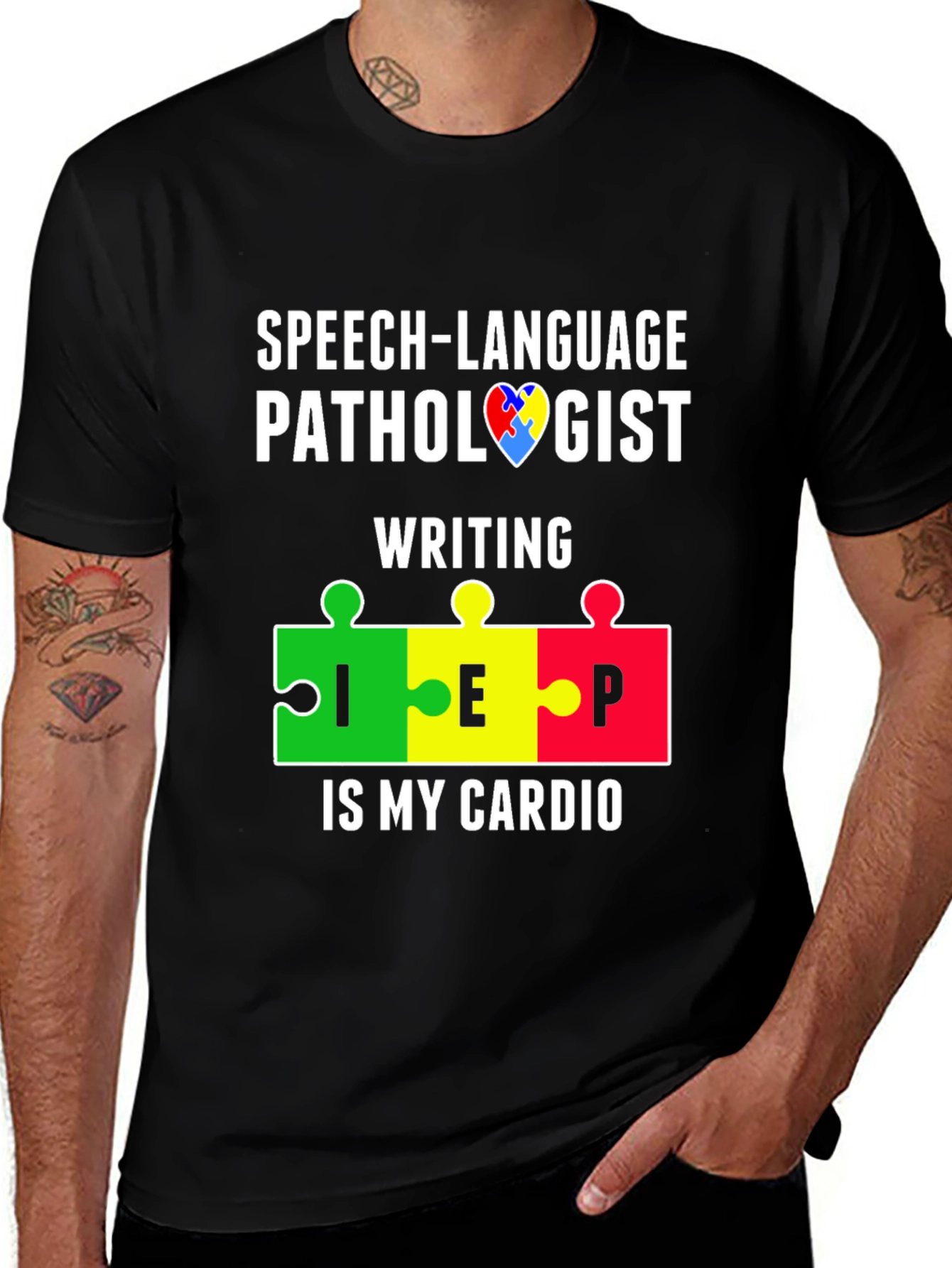 Speech-Language Pathologist IEP Cardio T-Shirt