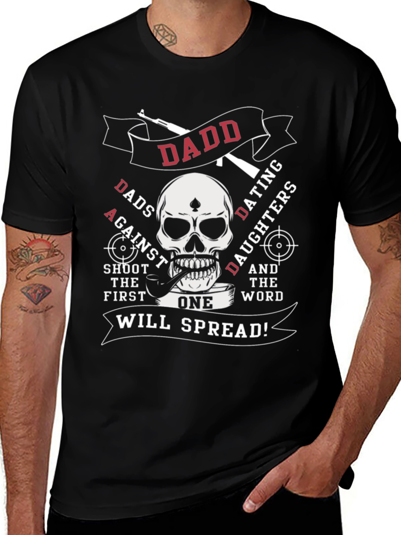 Variant 14 of DADD Dads Against Dating Daughters T-Shirt
