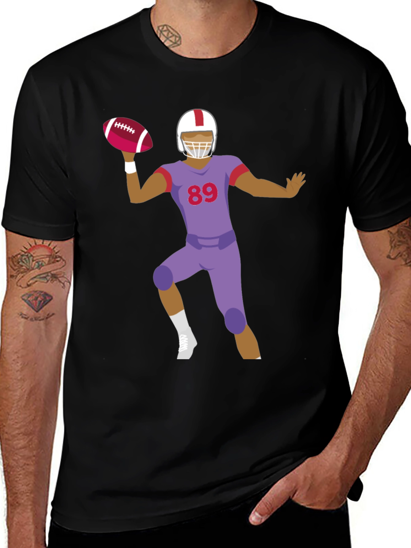 Variant 23 of Football Player T-Shirt