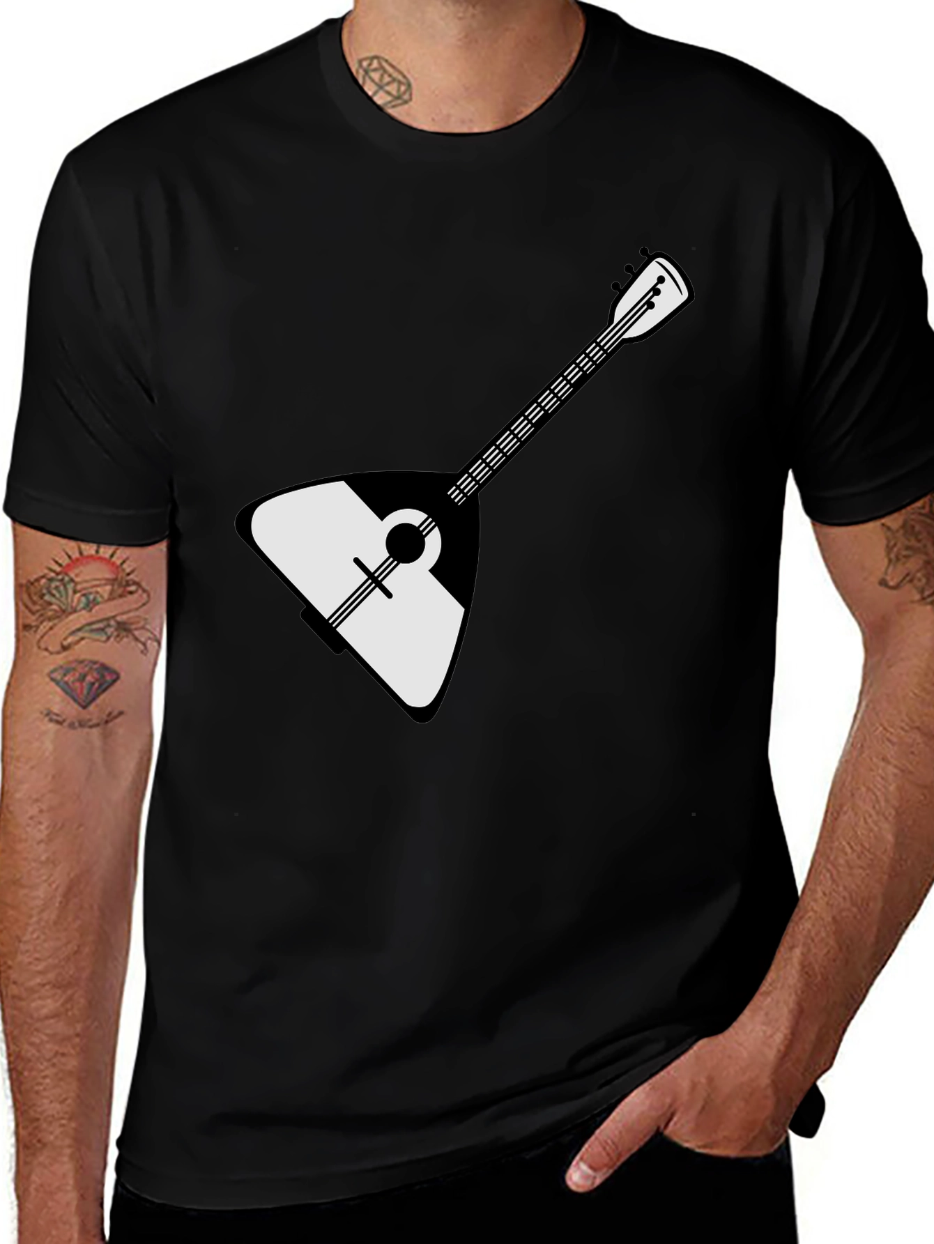 Variant 15 of Balalaika Graphic Tee - Cool Musician T-Shirt